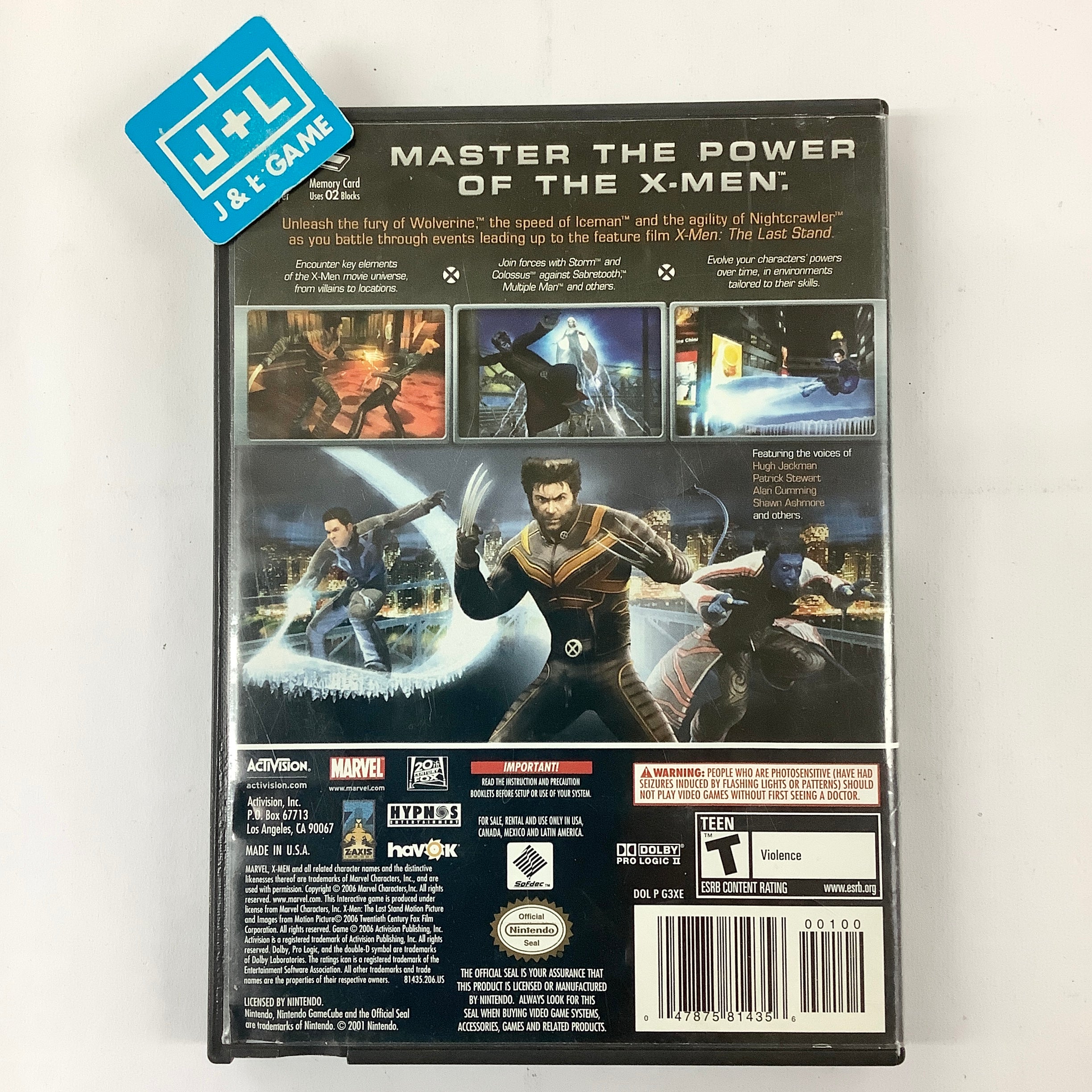 X-Men: The Official Game - (GC) GameCube [Pre-Owned] Video Games Activision   