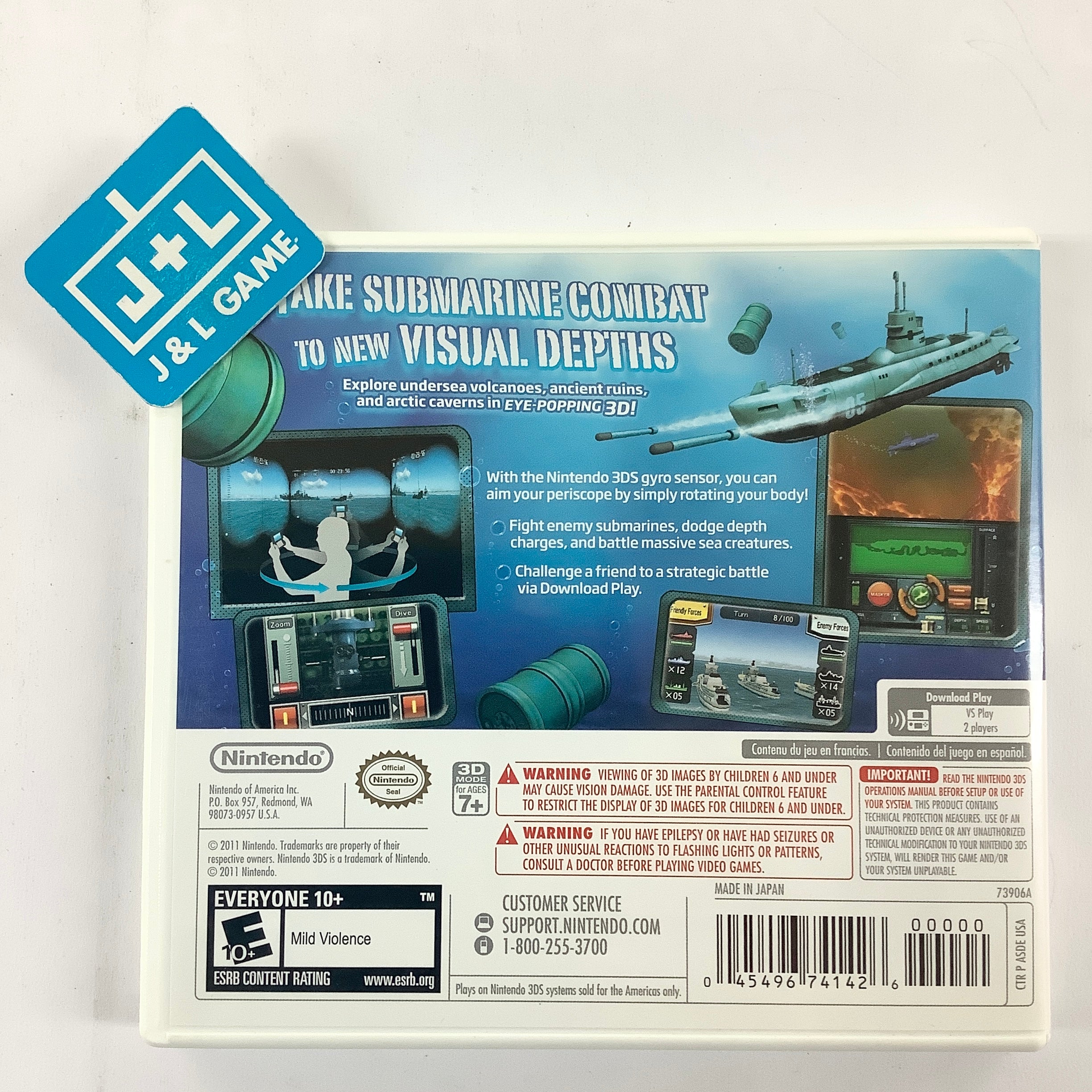 Steel Diver - Nintendo 3DS [Pre-Owned] Video Games Nintendo   