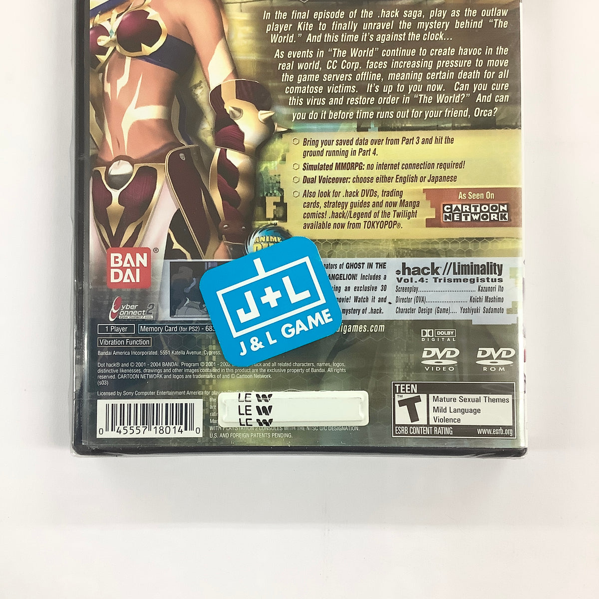 .hack//Part 4: Quarantine - (PS2) PlayStation 2 | J&L Game