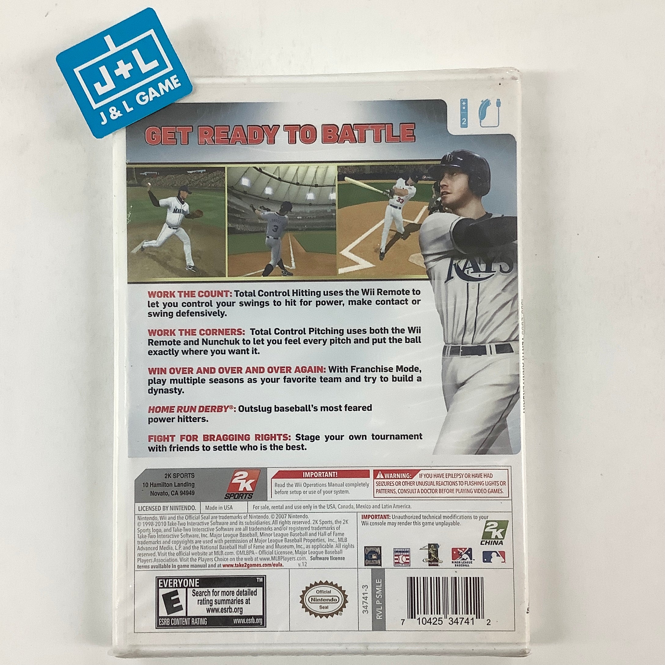 Major League Baseball 2K10 - Nintendo Wii Video Games 2K GAMES   