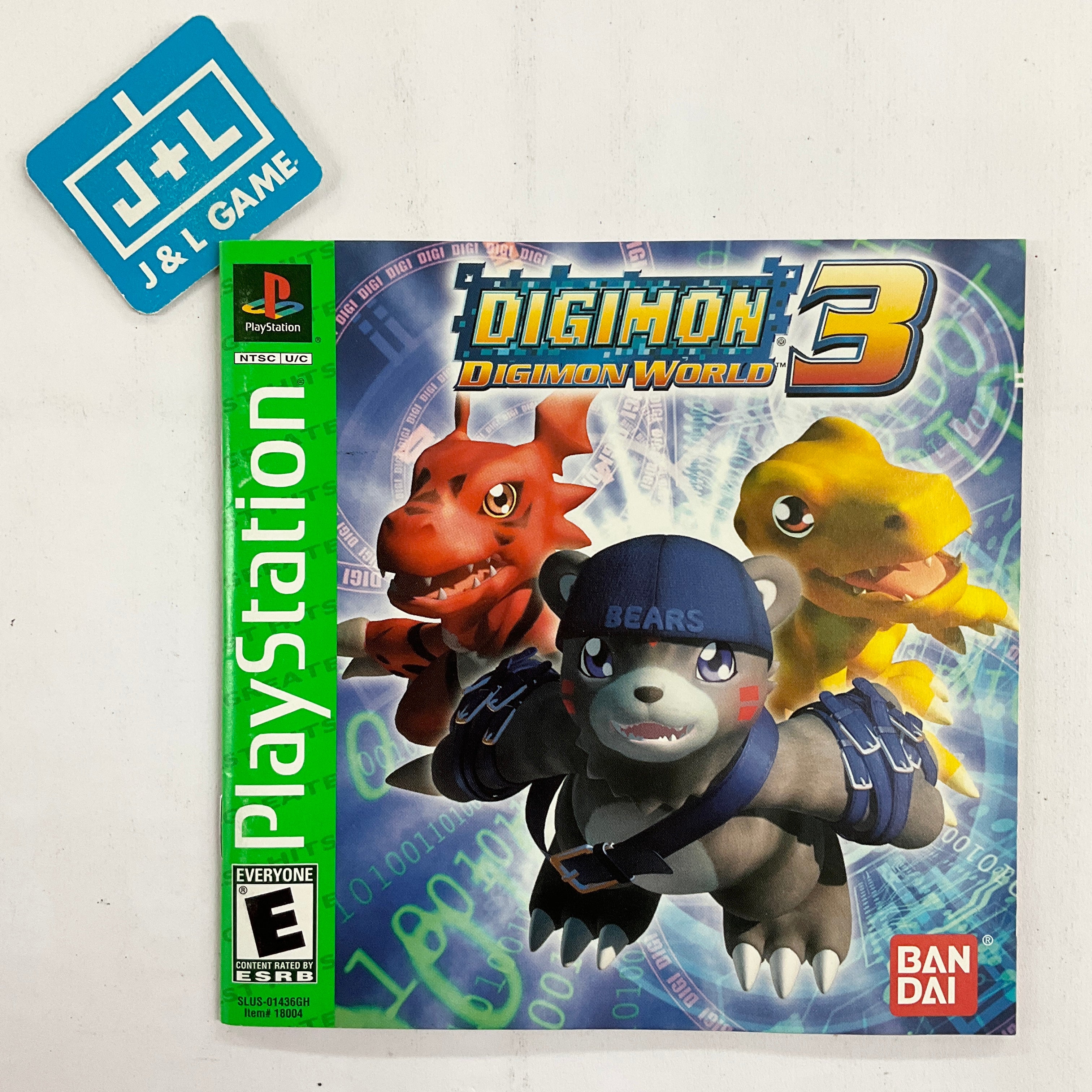 Digimon World 3 (Greatest Hits) - (PS1) PlayStation 1 [Pre-Owned] Video Games Bandai   