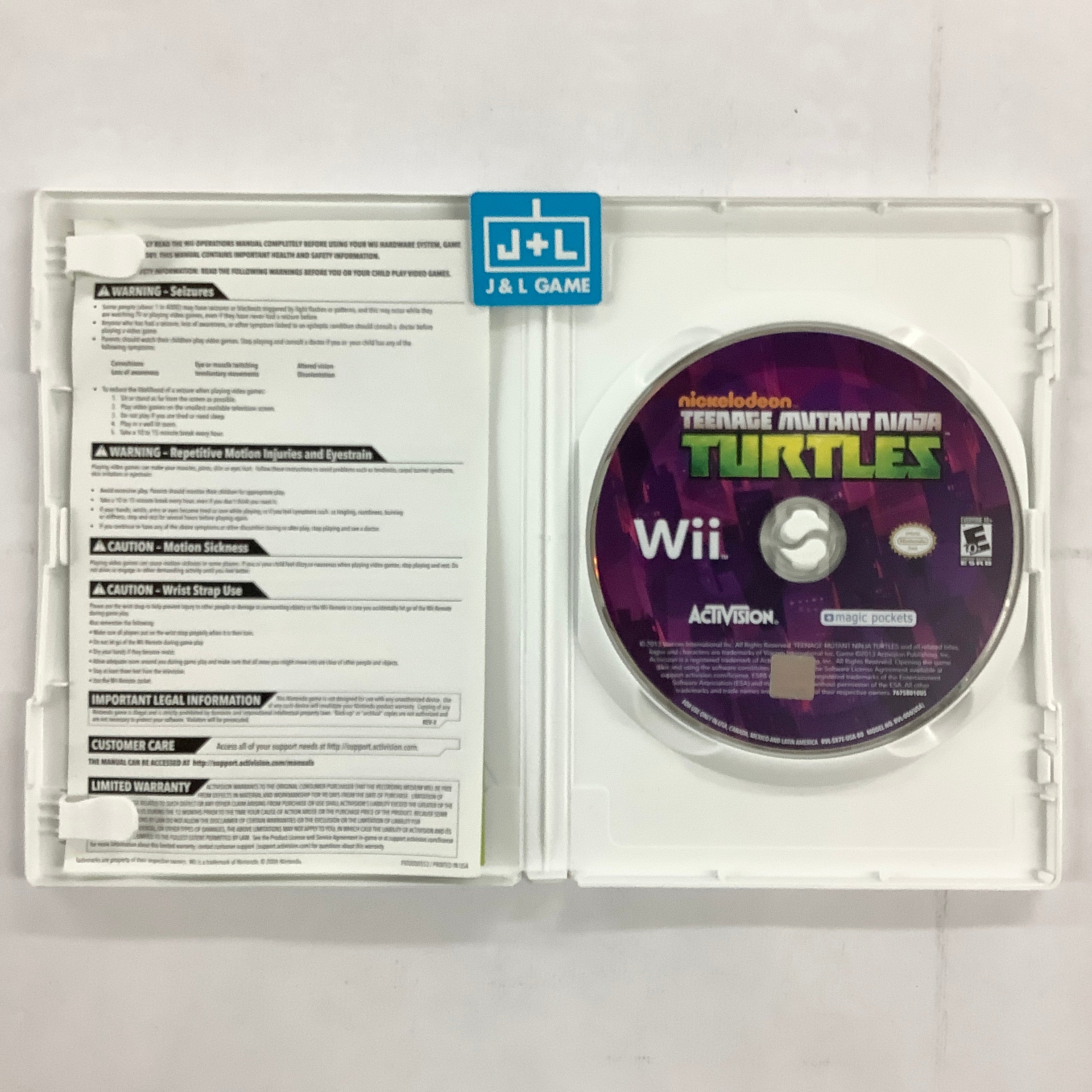 Nickelodeon Teenage Mutant Ninja Turtles - Nintendo Wii [Pre-Owned] Video Games Activision   