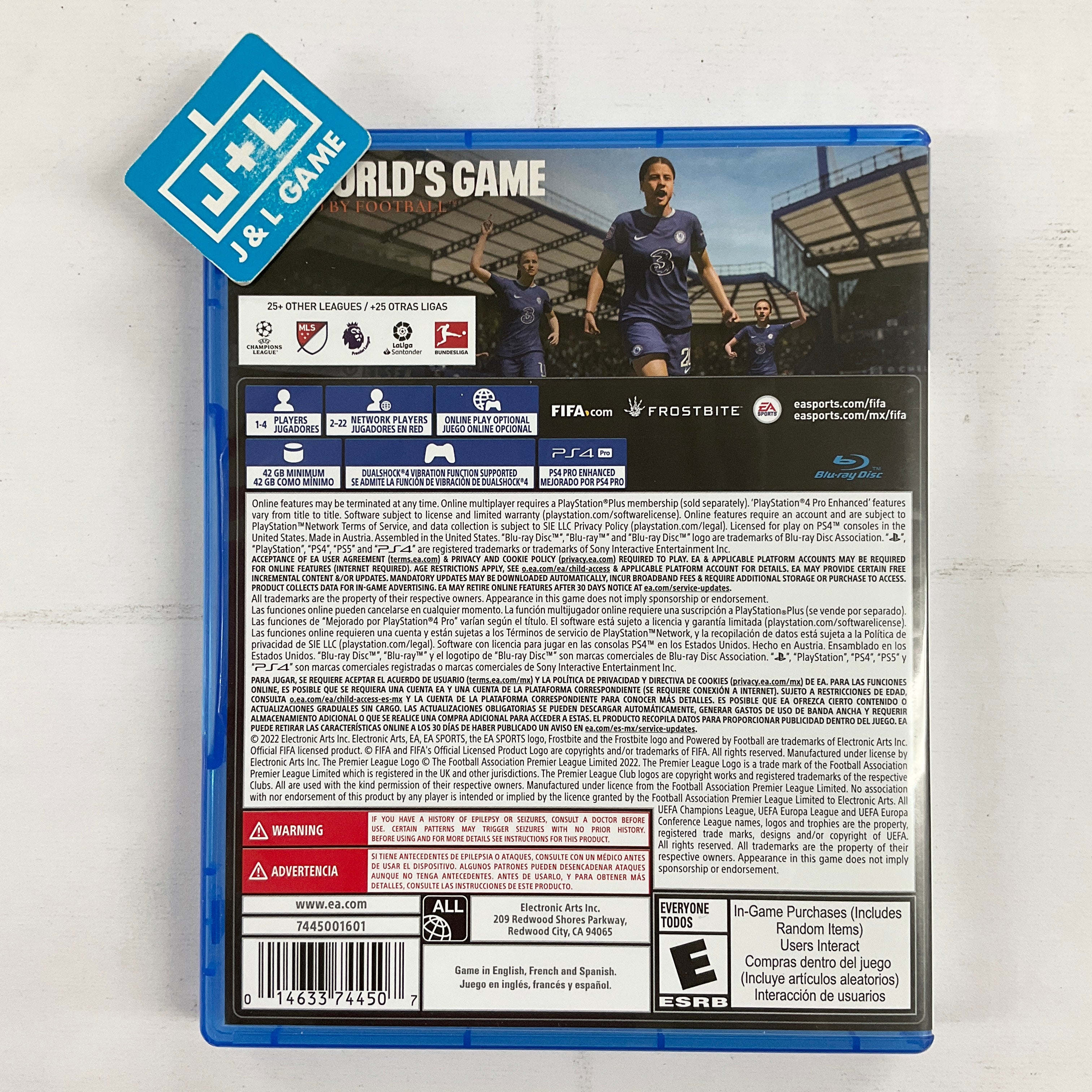 FIFA 23 - (PS4) PlayStation 4 [UNBOXING] Video Games Electronic Arts   