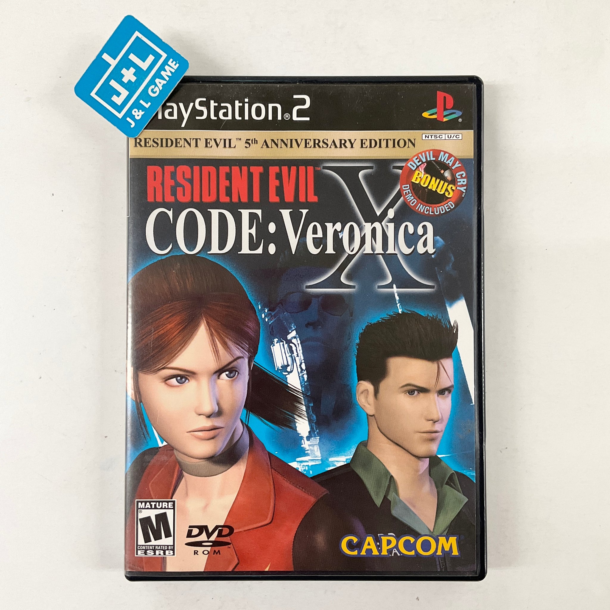 Resident Evil Code Veronica X Sony Playstation 2 Game