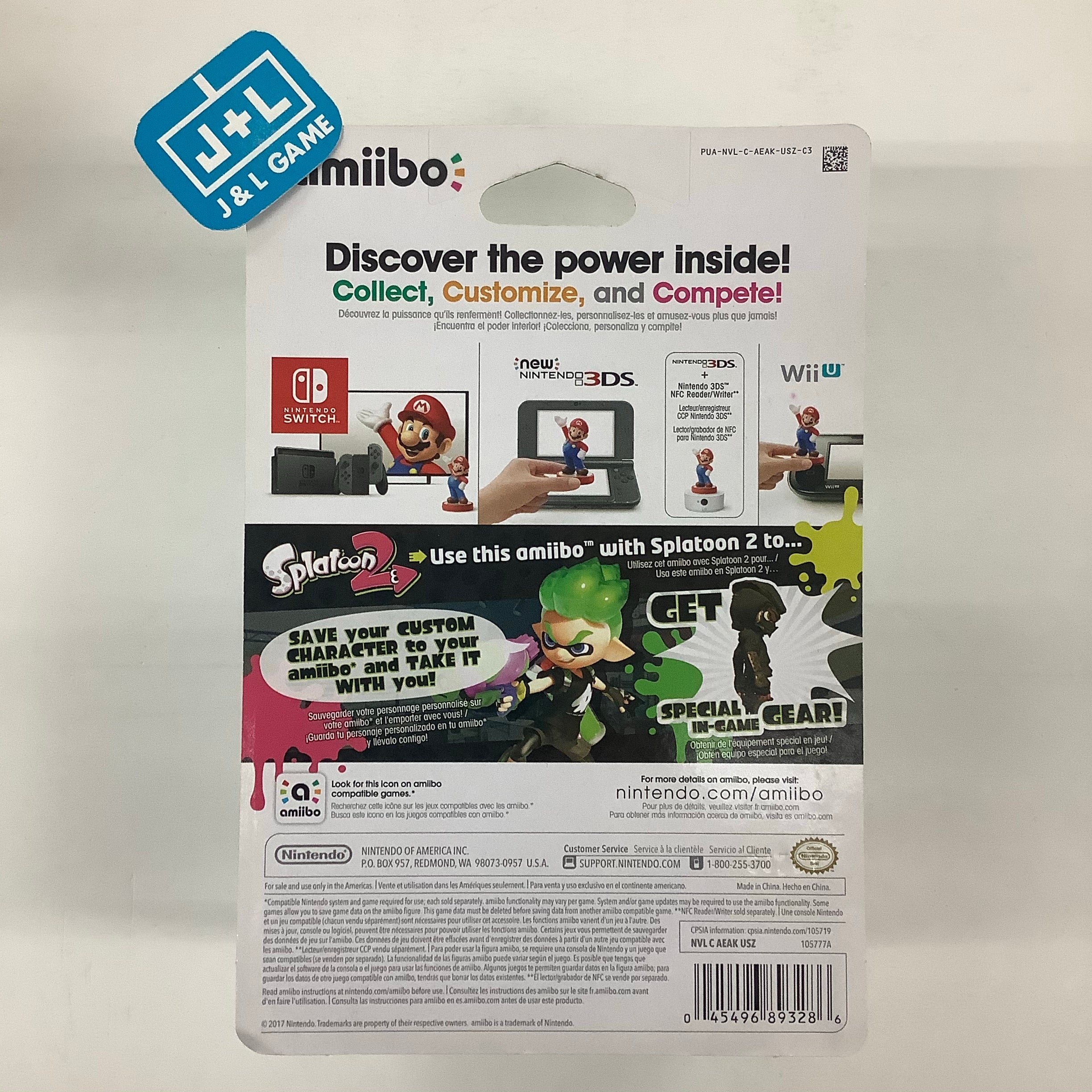 Inkling Boy (Neon Green) (Splatoon series) - Nintendo Switch Amiibo Amiibo J&L Video Games New York City   