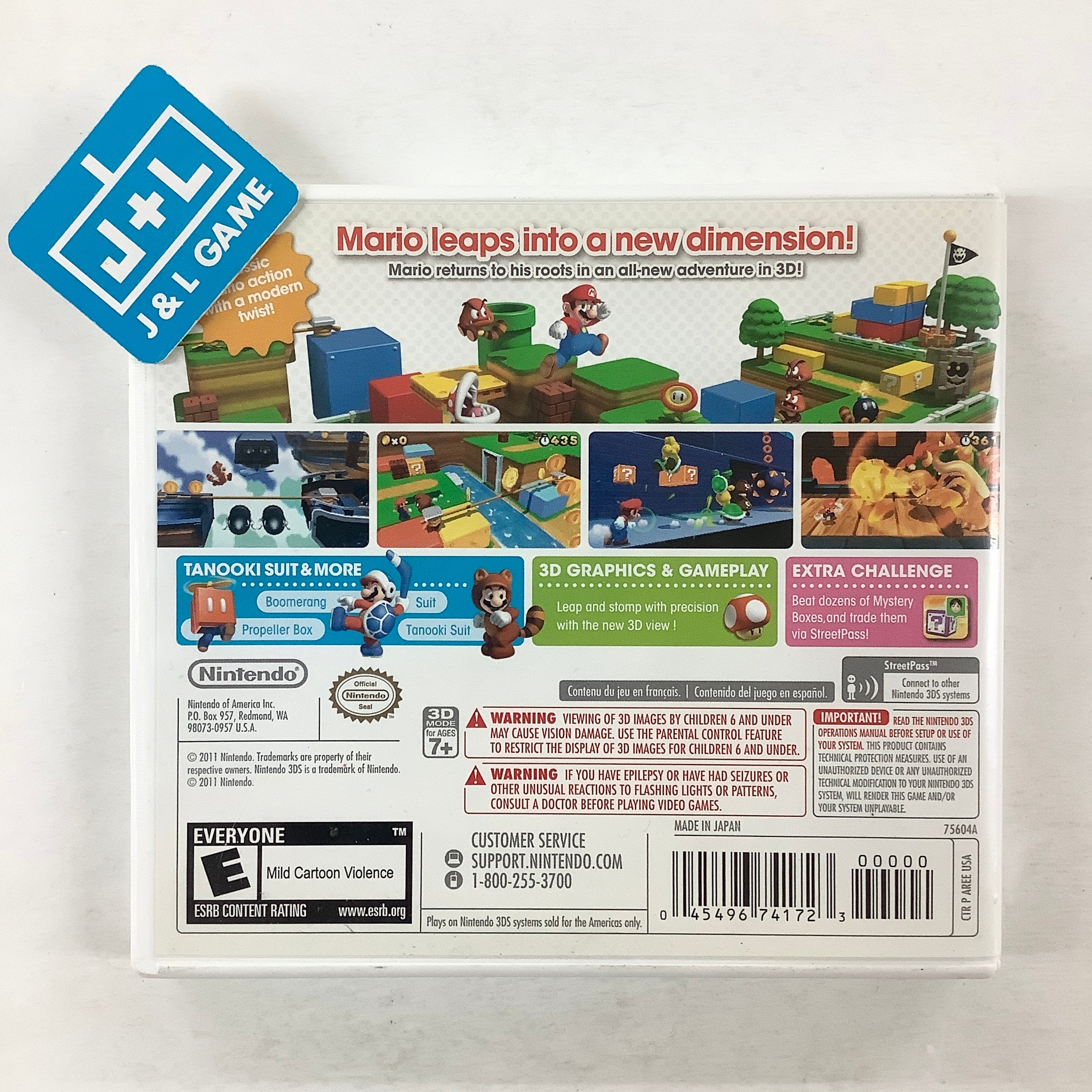 Super Mario 3D Land - Nintendo 3DS [Pre-Owned] Video Games Nintendo   