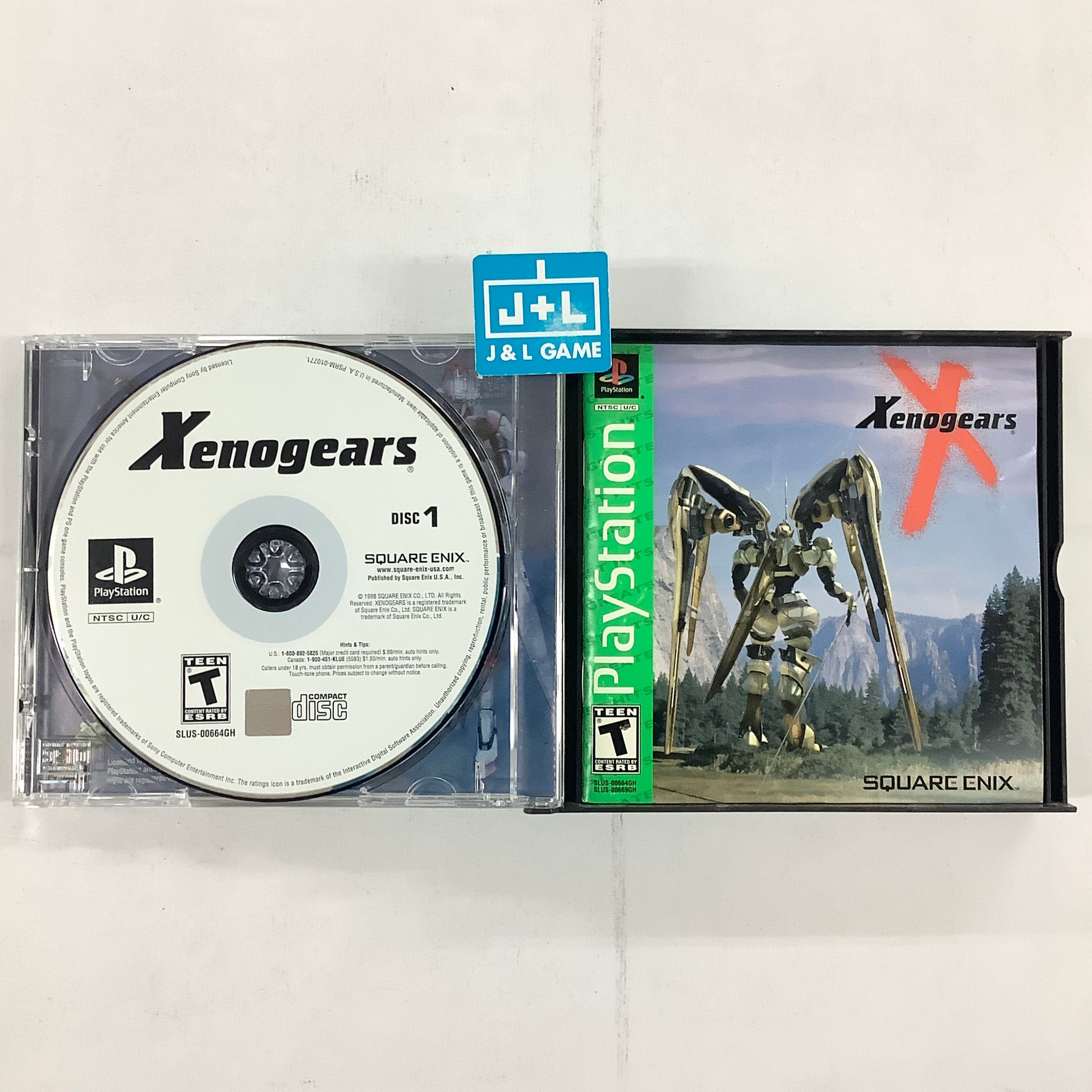 Xenogears (Greatest Hits) - (PS1) PlayStation 1 [Pre-Owned] Video Games SquareSoft   