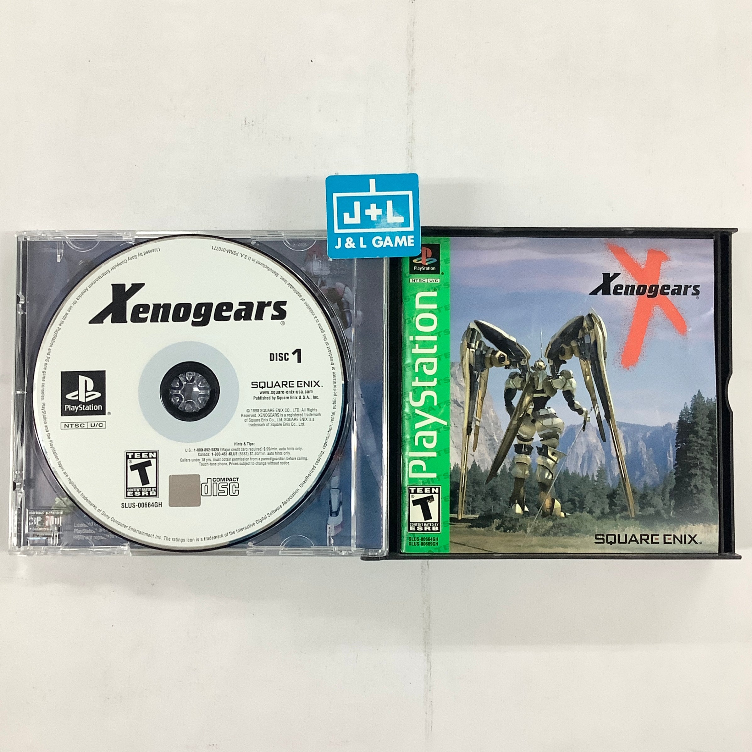 Xenogears (BIG BOX) PS1 Playstation NTSC U/C - Il Livello Segreto Xenogears (BIG BOX) PS1 Playstation NTSC U/C - Il Livello Segreto