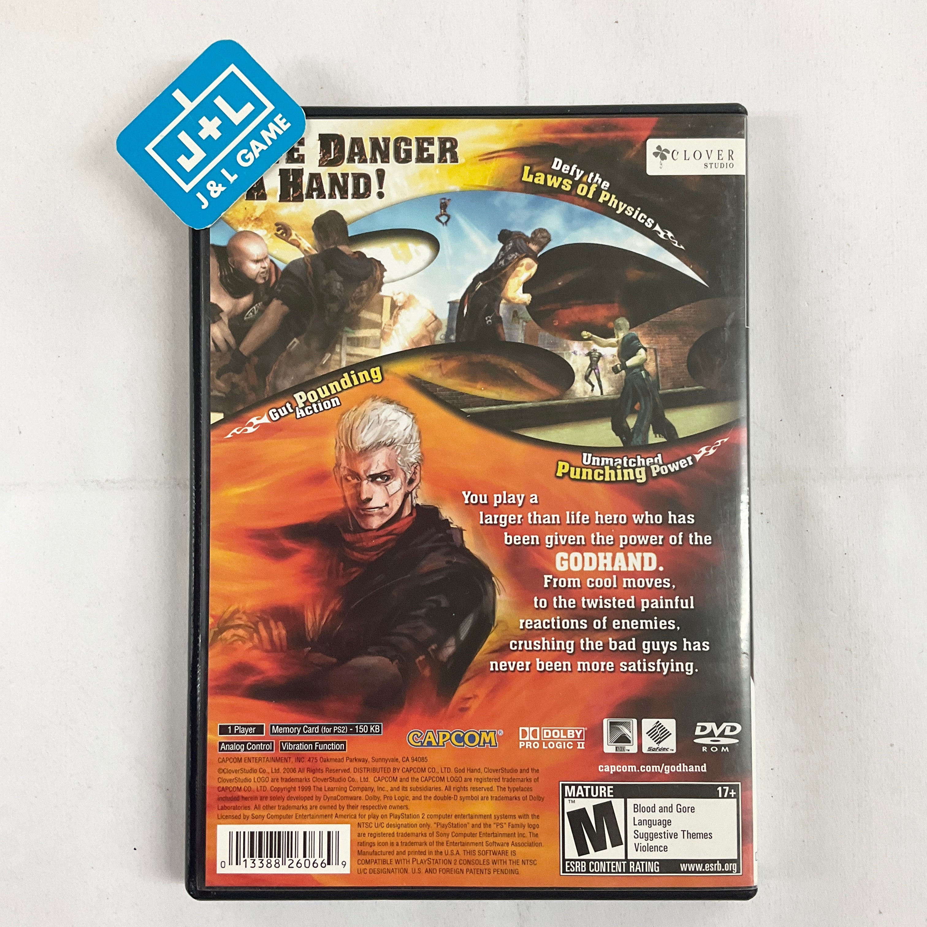 God Hand - (PS2) PlayStation 2 [Pre-Owned] | J&L Game