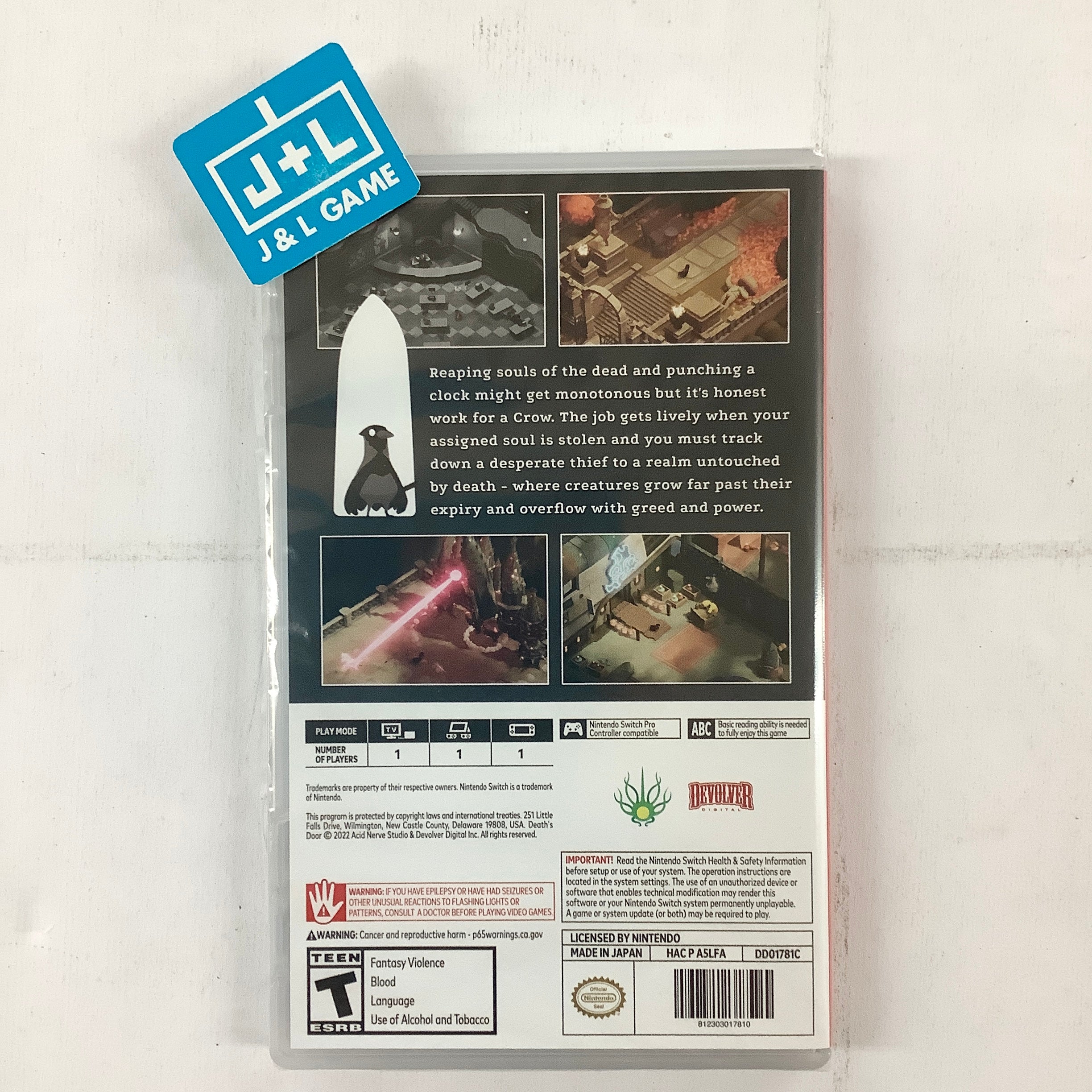 Death's Door - (NSW) Nintendo Switch Video Games Devolver Digital   