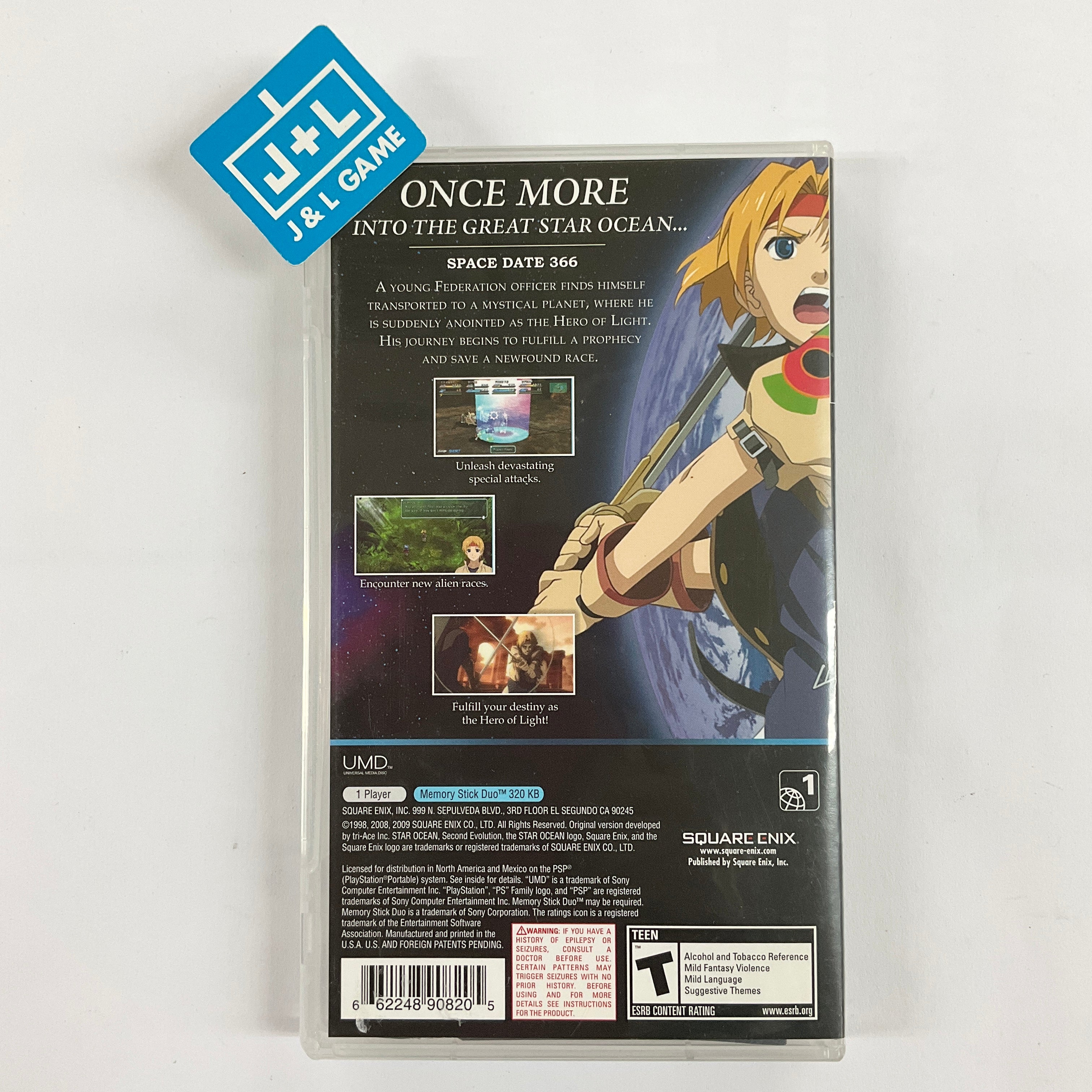 Star Ocean: Second Evolution - Sony PSP [Pre-Owned] Video Games Square Enix   