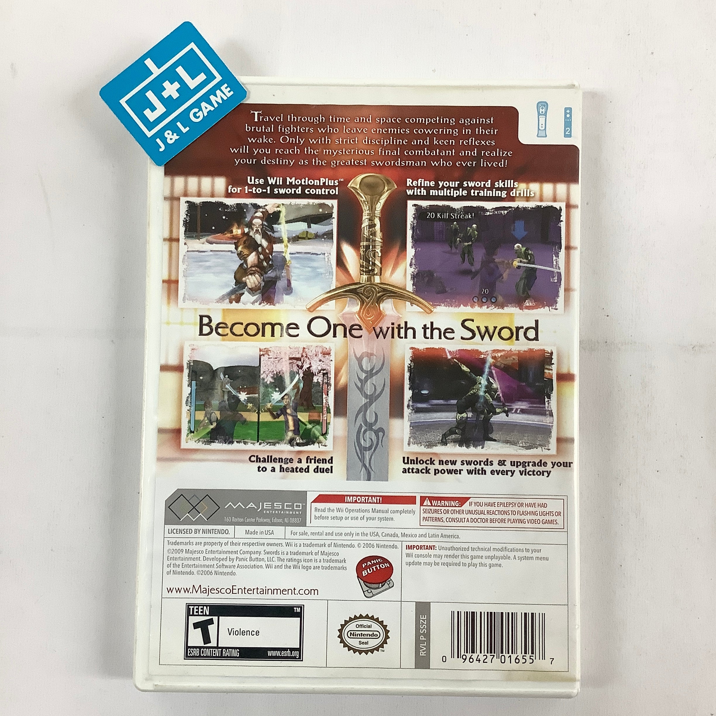 Swords - Nintendo Wii [Pre-Owned] Video Games Majesco   