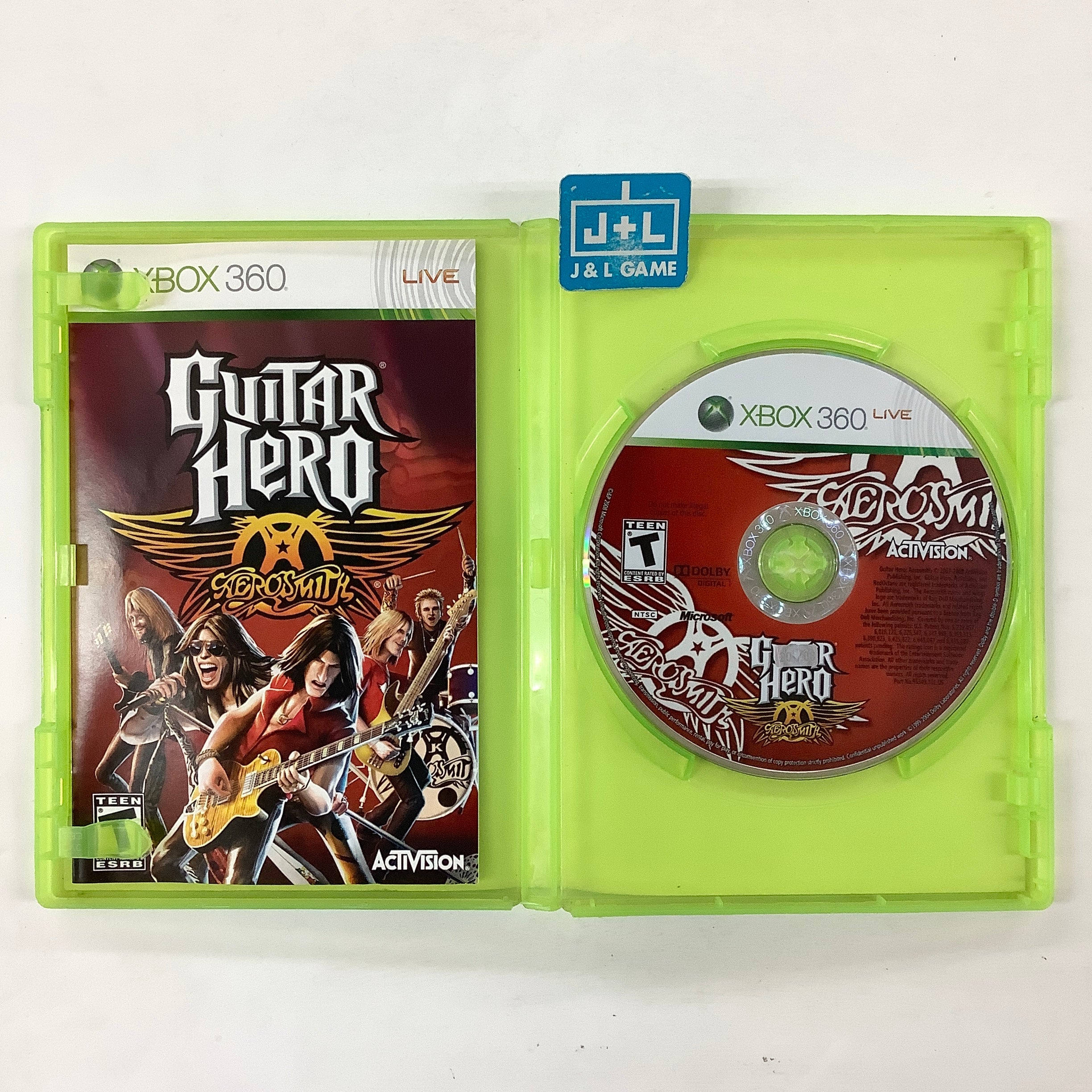 Guitar Hero: Aerosmith - Xbox 360 [Pre-Owned] Video Games Activision   