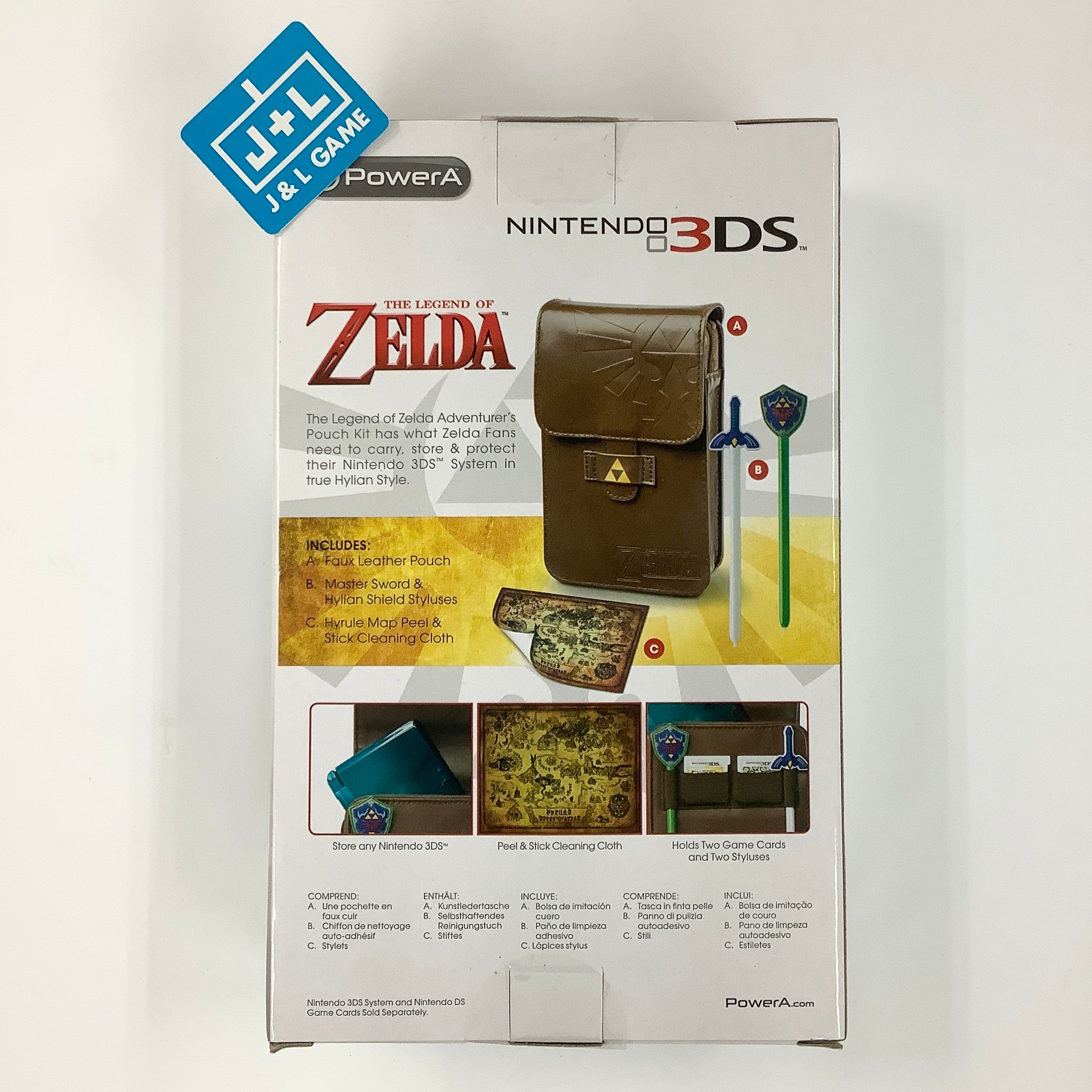 PowerA The Legend of Zelda Adventurer's Pouch - Nintendo 3DS | J&L