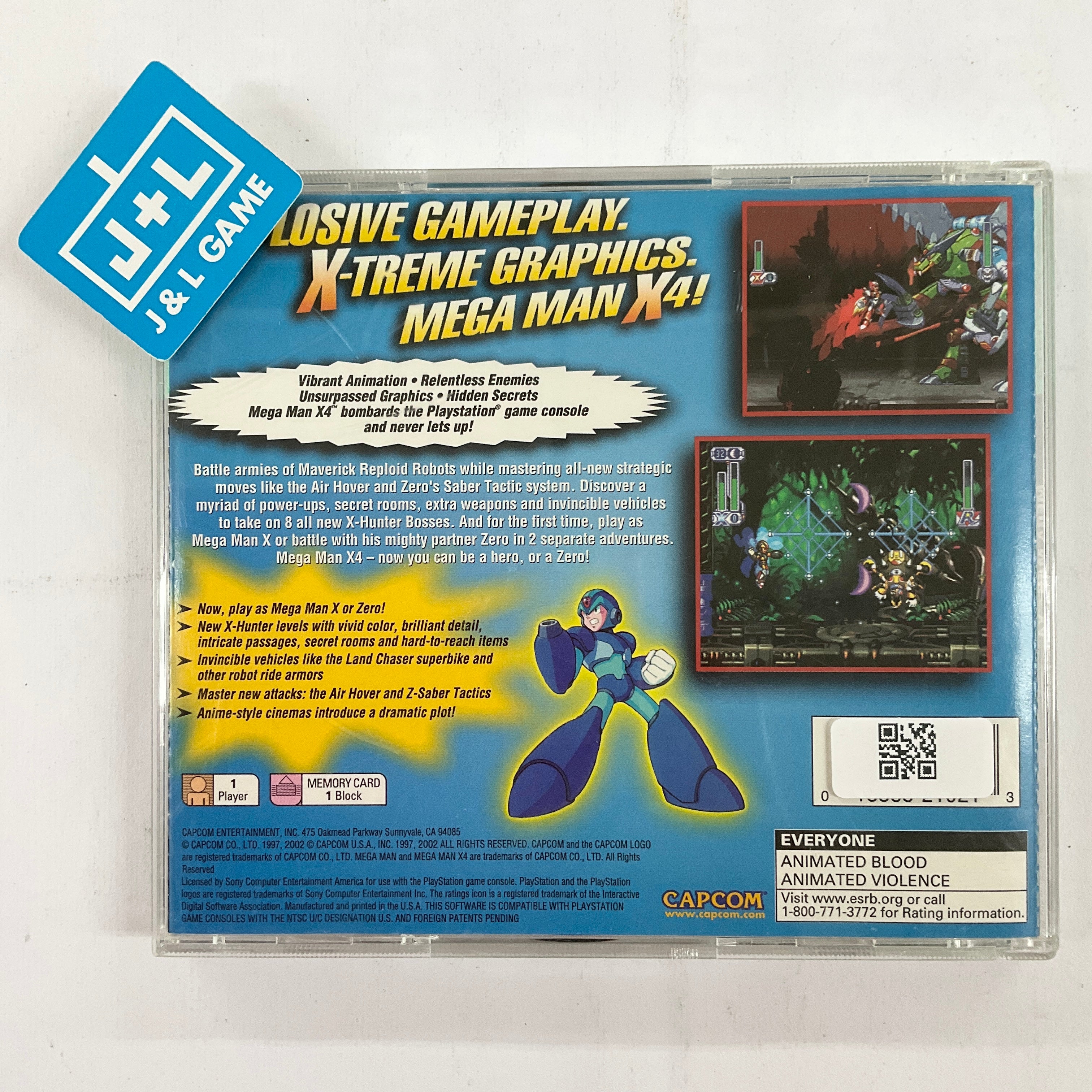 Mega Man X4 (Greatest Hits) - (PS1) PlayStation 1 [Pre-Owned] Video Games Capcom   