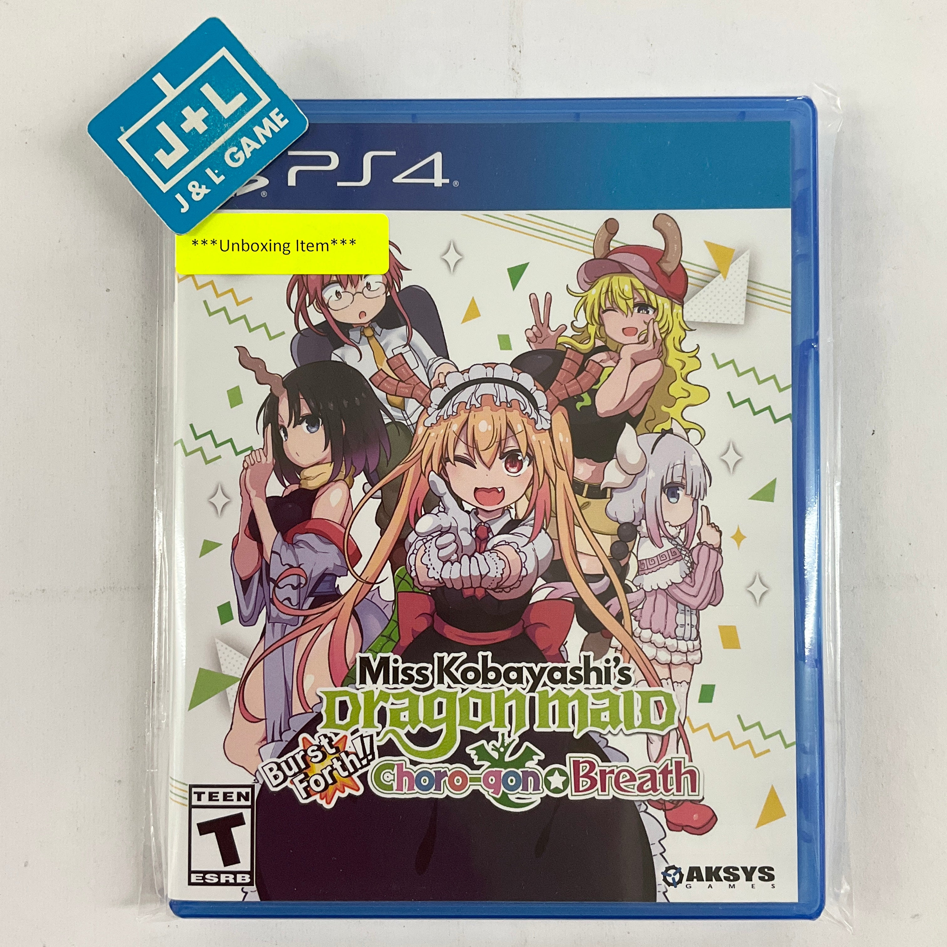 Miss Kobayashi’s Dragon Maid: Burst Forth!! Choro-gon☆Breath - (PS4) PlayStation 4 [UNBOXING] Video Games Aksys   