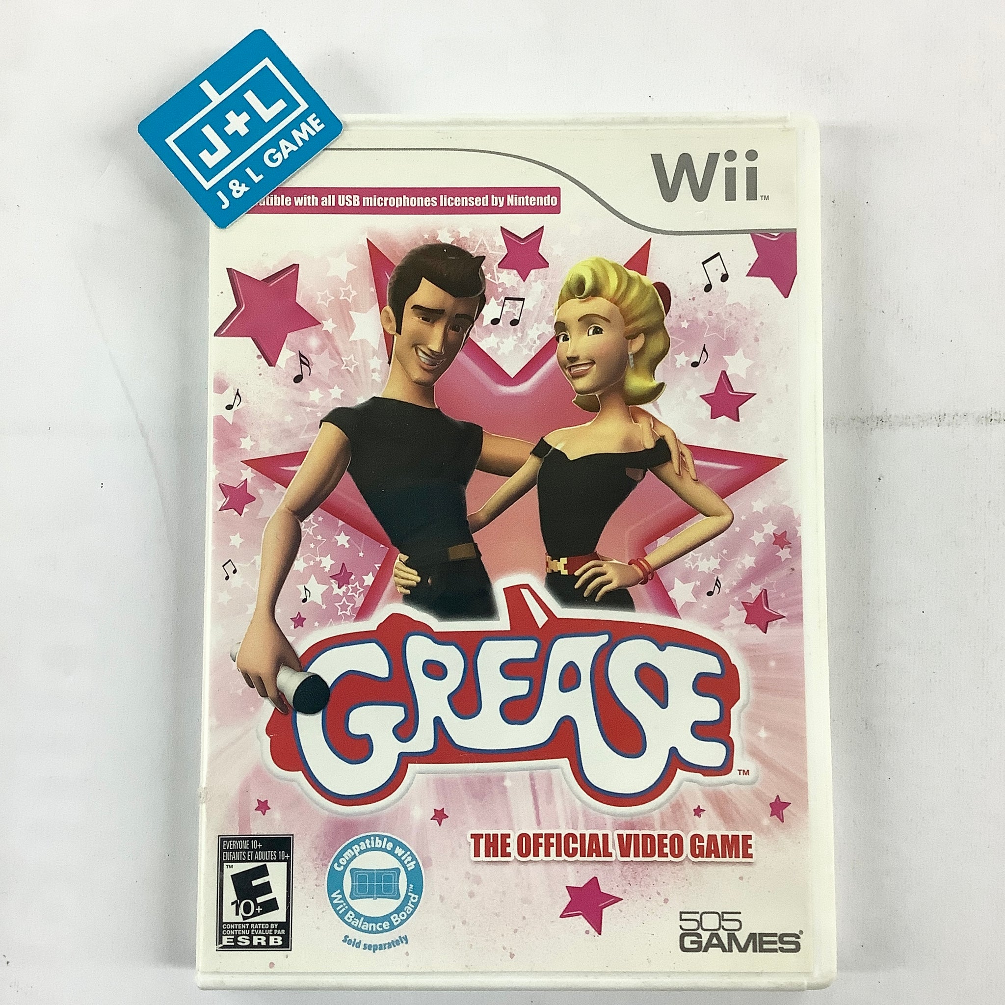 Grease: The Official Video Game - Nintendo Wii [Pre-Owned] Video Games 505 Games   