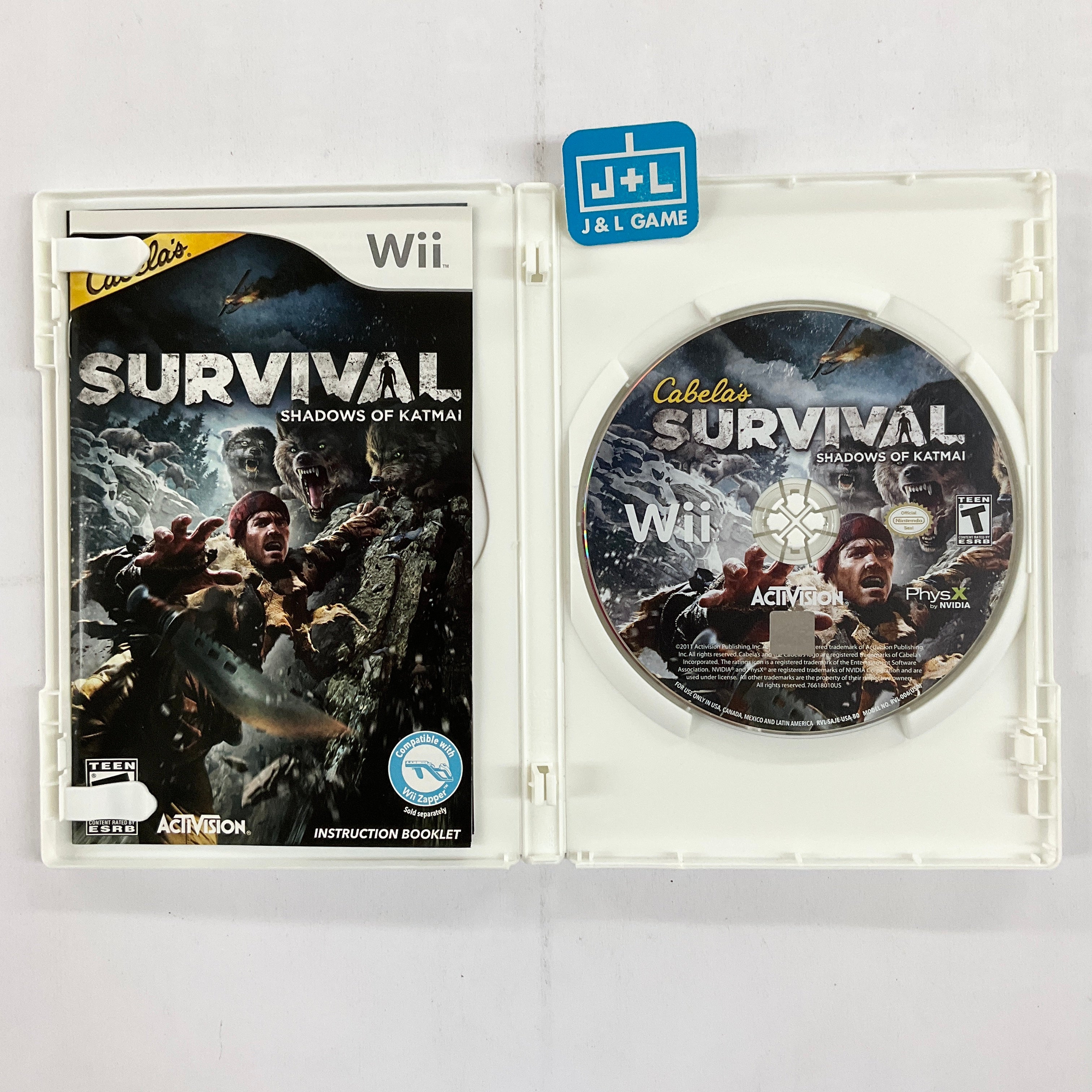 Cabela's Survival: Shadows of Katmai - Nintendo Wii [Pre-Owned] Video Games ACTIVISION   