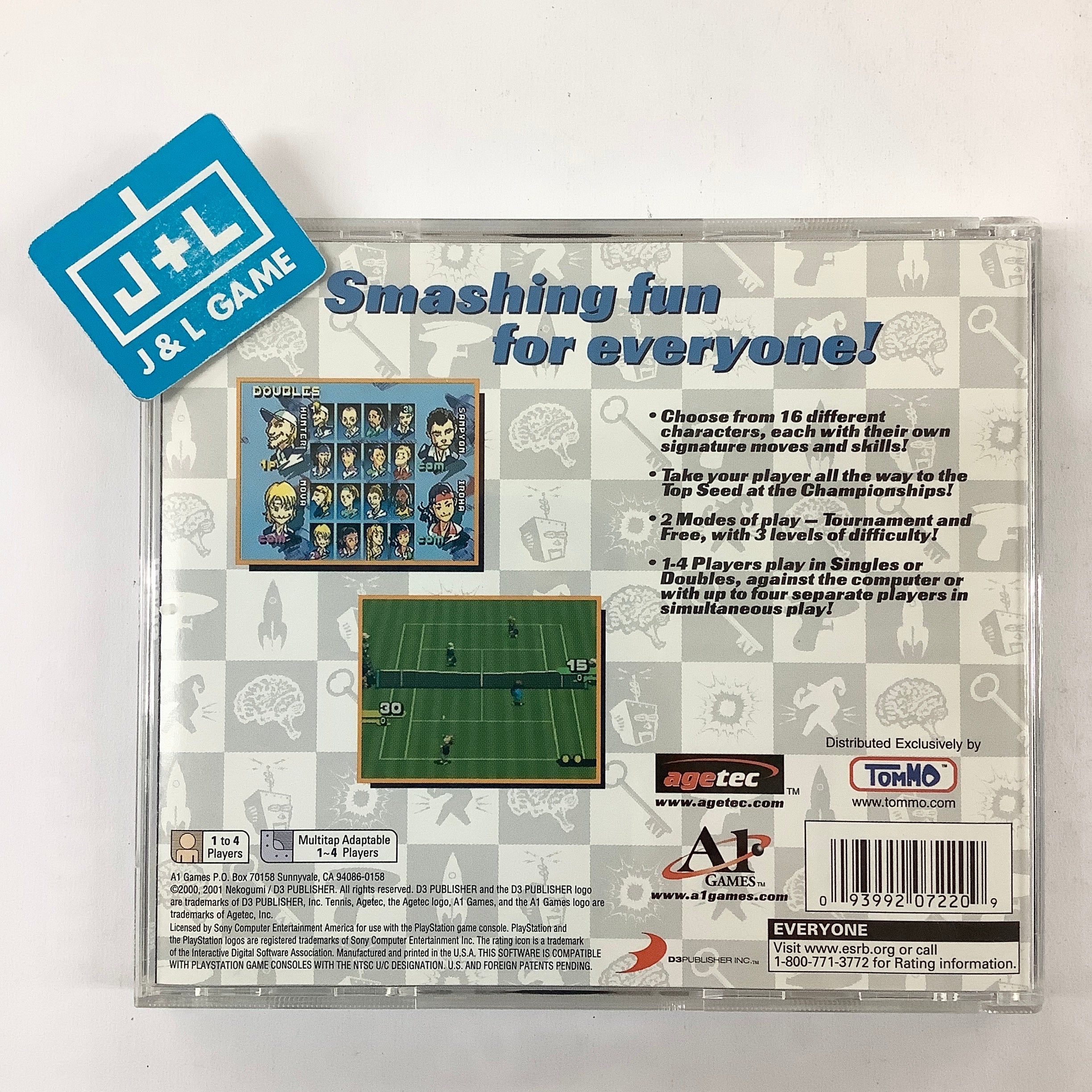 Tennis - (PS1) PlayStation 1 [Pre-Owned] Video Games Agetec   
