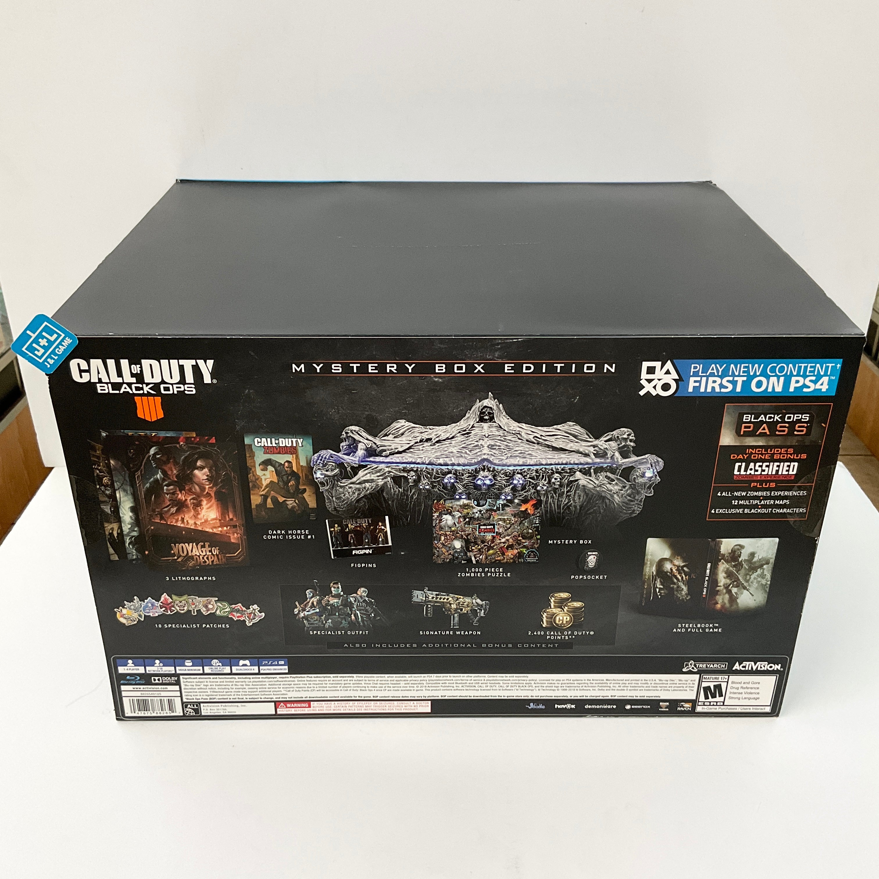 Call of Duty: Black Ops IIII (Mystery Box Edition) - (PS4) PlayStation 4 Video Games Activision   