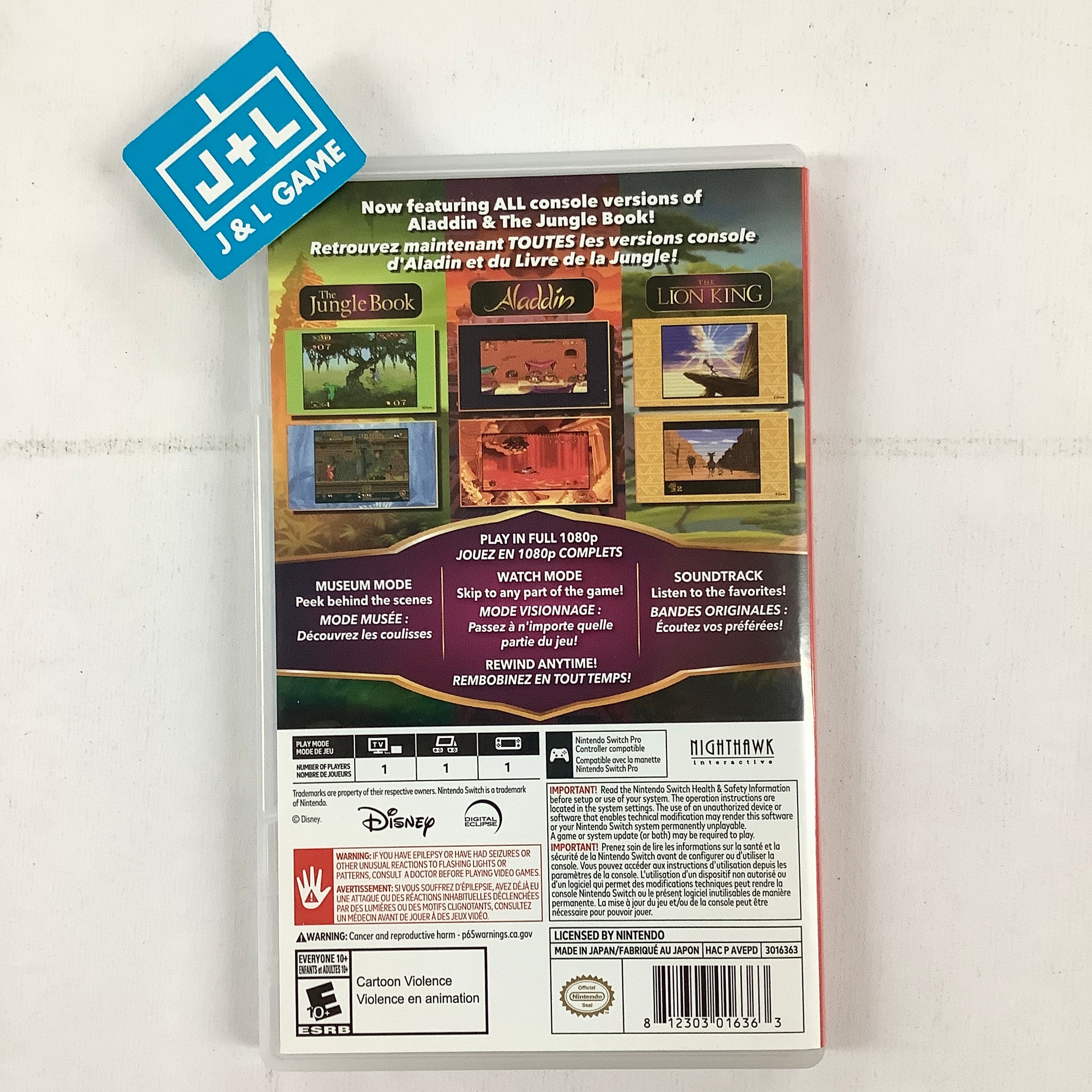 Disney Classic Games Collection - (NSW) Nintendo Switch [UNBOXING] Video Games Nighthawk Interactive   
