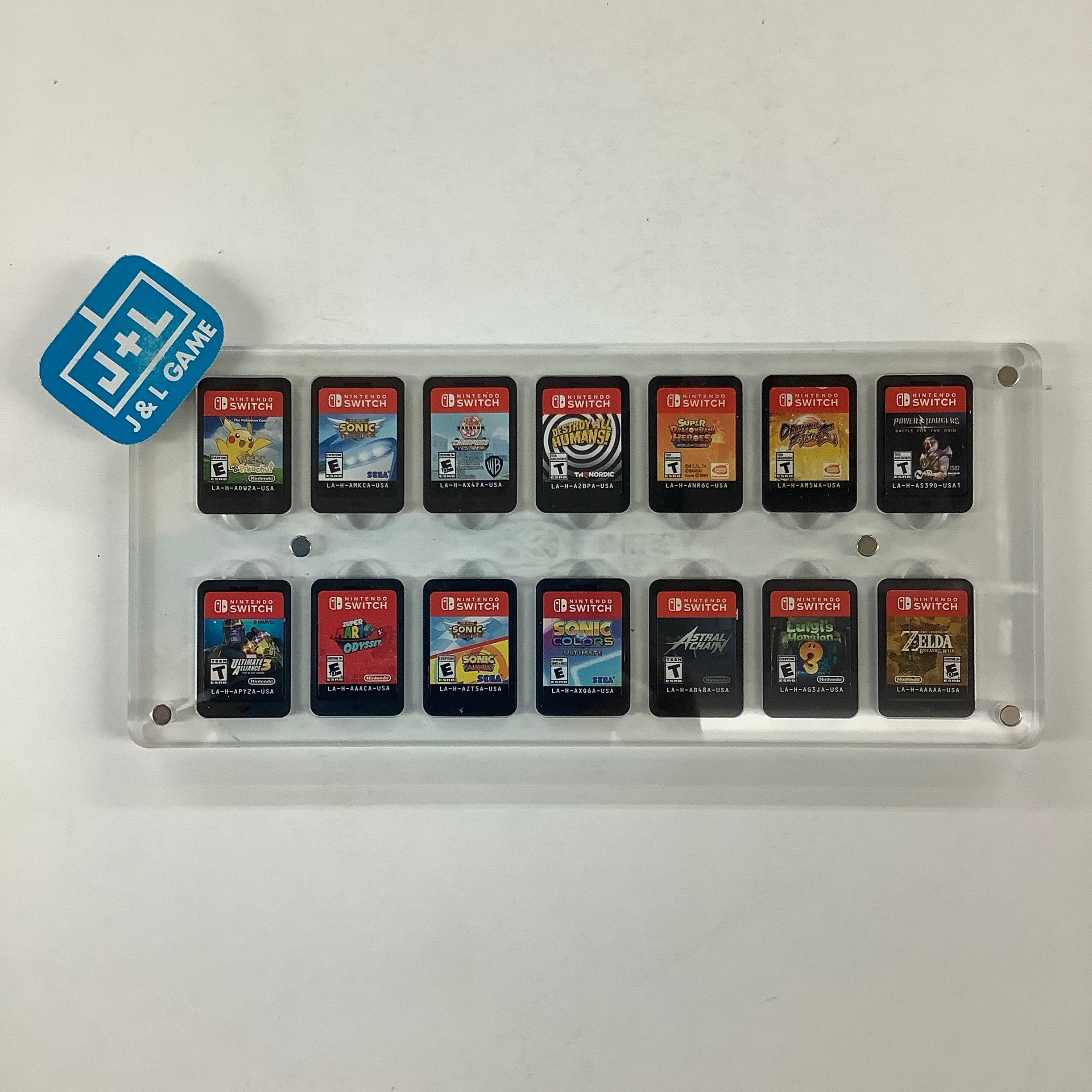 Daney Clear Game Card Case (14 Slots) - (NSW) Nintendo Switch Accessories DANEY   