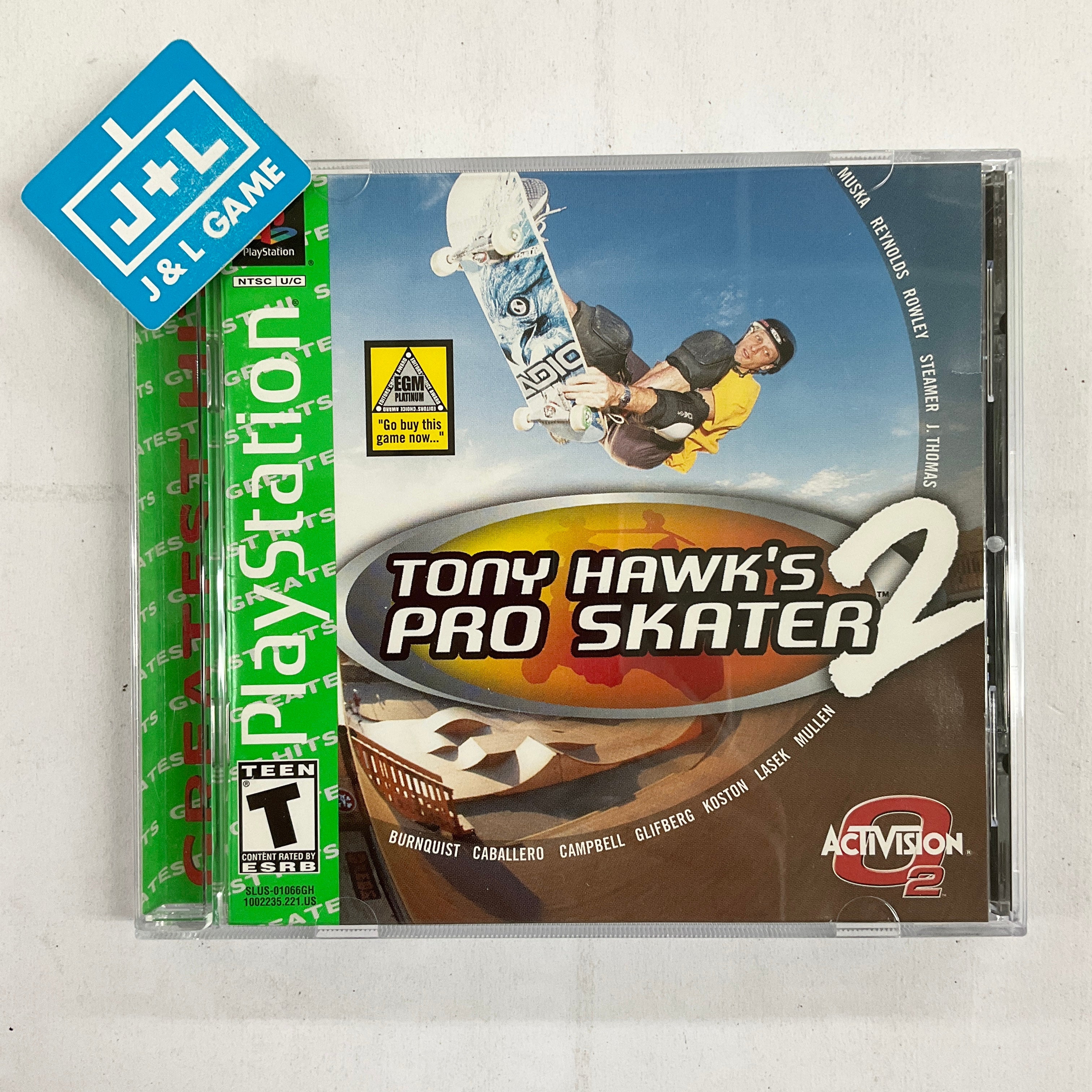 Tony Hawk's Pro Skater 2 (Greatest Hits) - (PS1) PlayStation 1 [Pre-Owned] Video Games Activision   