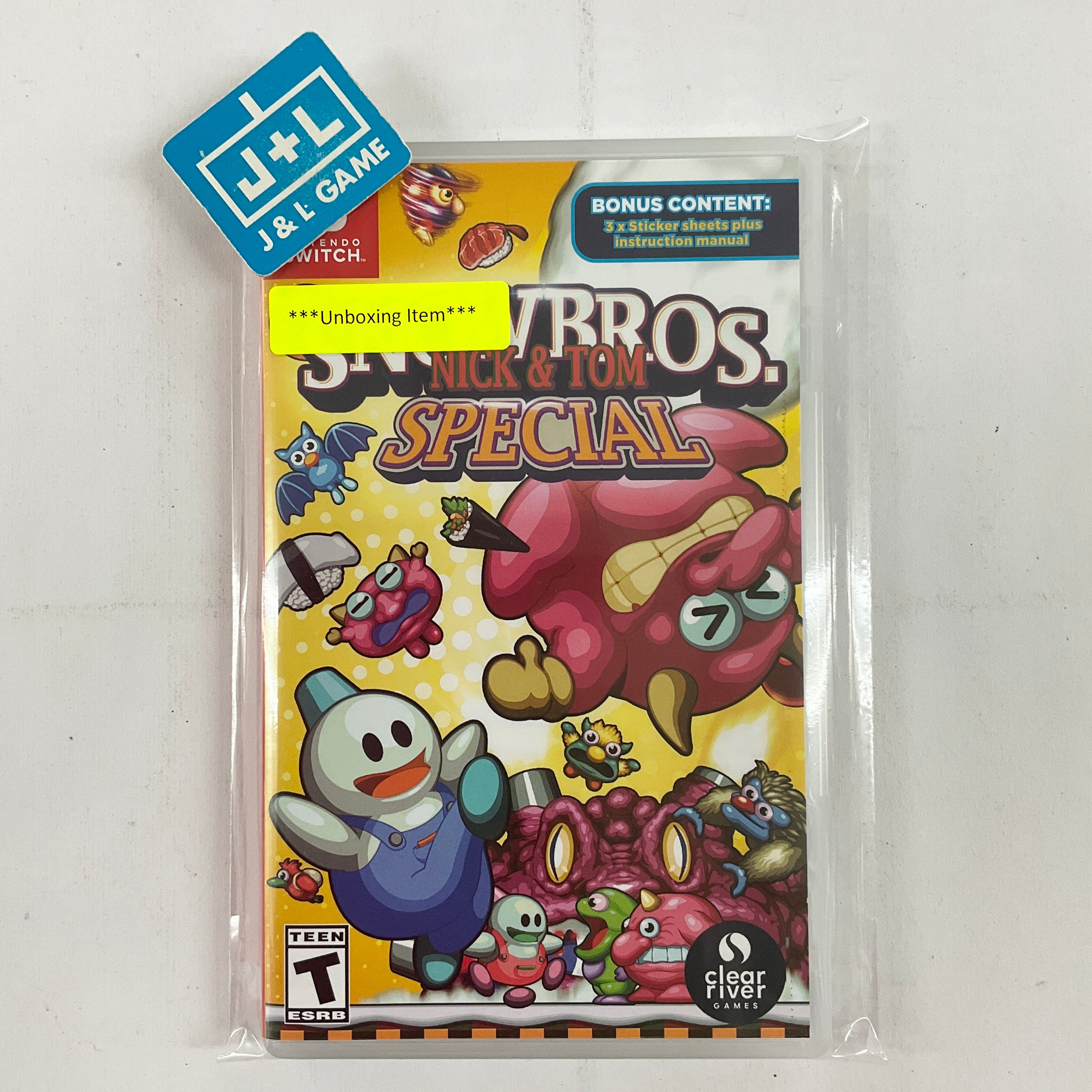 Snow Bros Nick & Tom Special - (NSW) Nintendo Switch [UNBOXING] Video Games Clear River Games   
