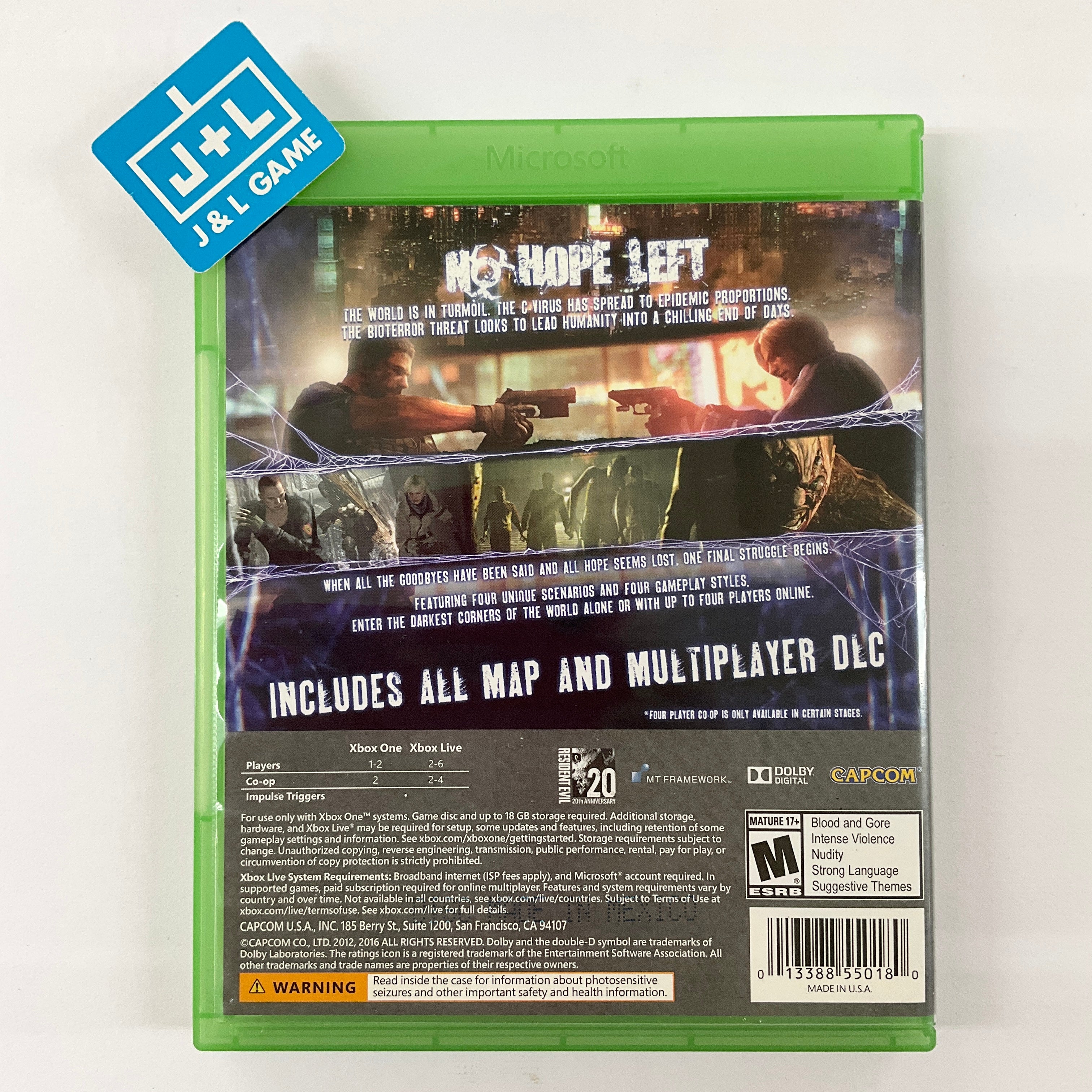Resident Evil 6 - (XB1) Xbox One [Pre-Owned] Video Games Capcom   