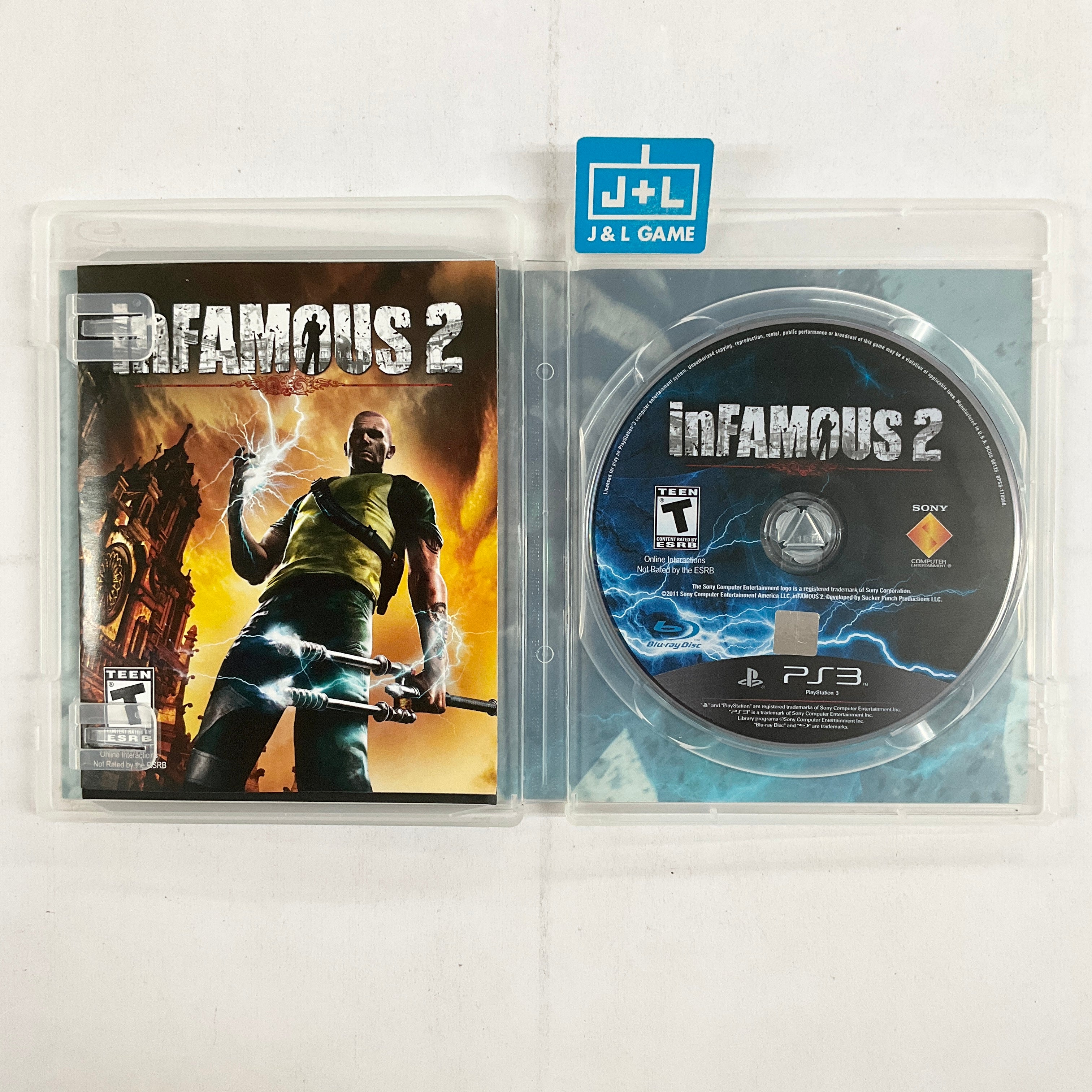 inFamous 2 - (PS3) PlayStation 3  [Pre-Owned] Video Games SCEA   