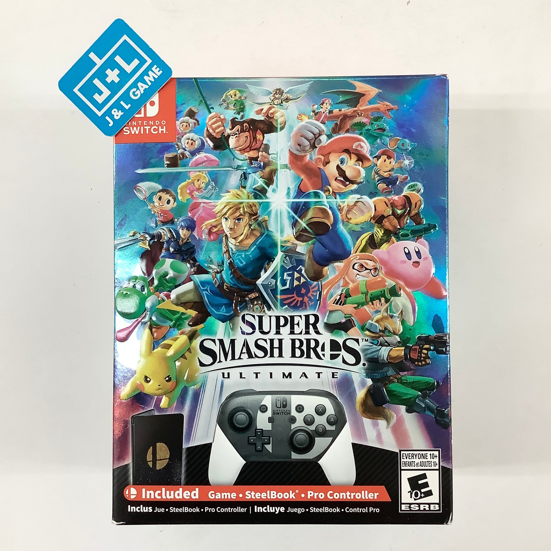 Super Smash Bros Ultimate – Nintendo Switch – Neuf Sous Cellophane – Édition Japon