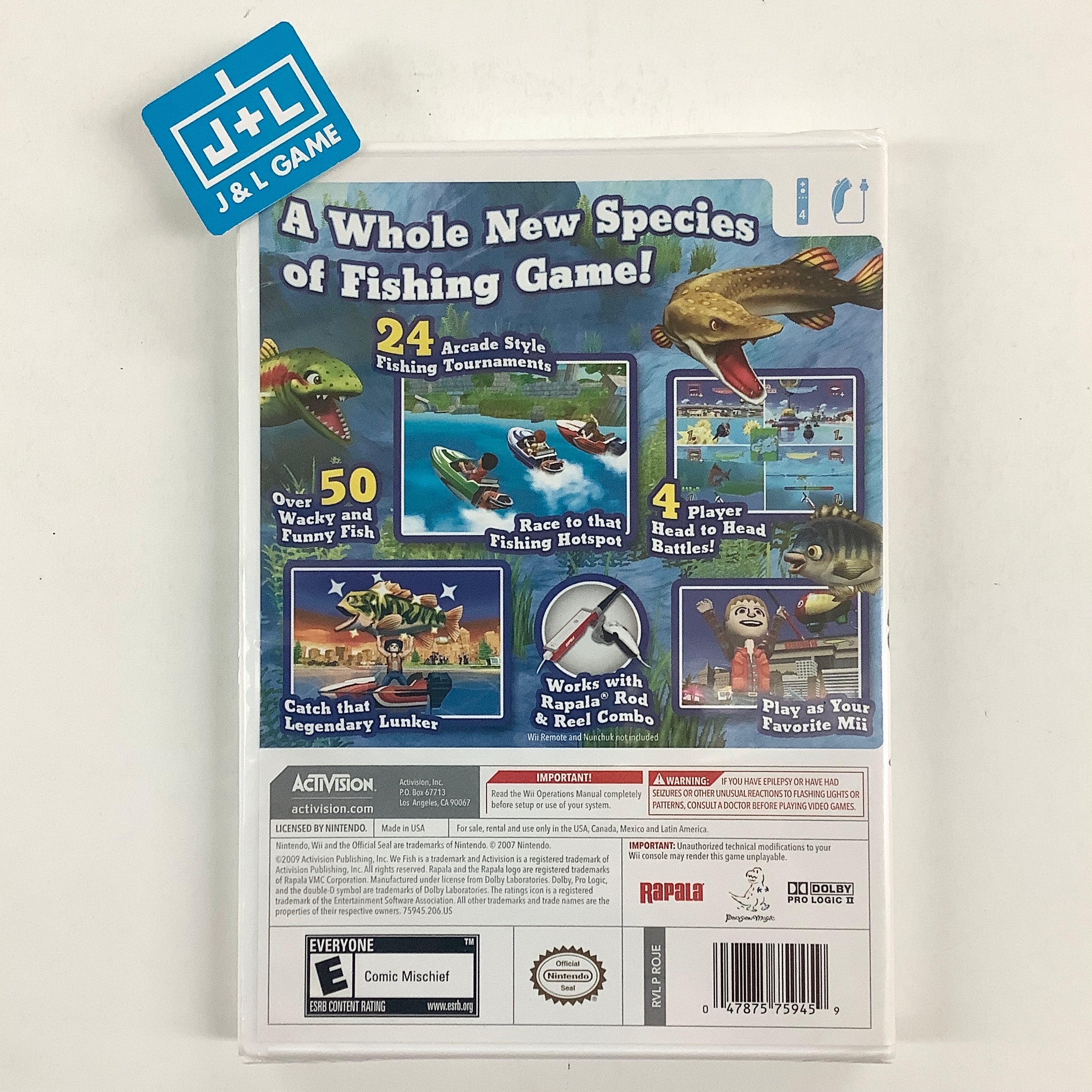 Rapala: We Fish - Nintendo Wii Video Games Activision   