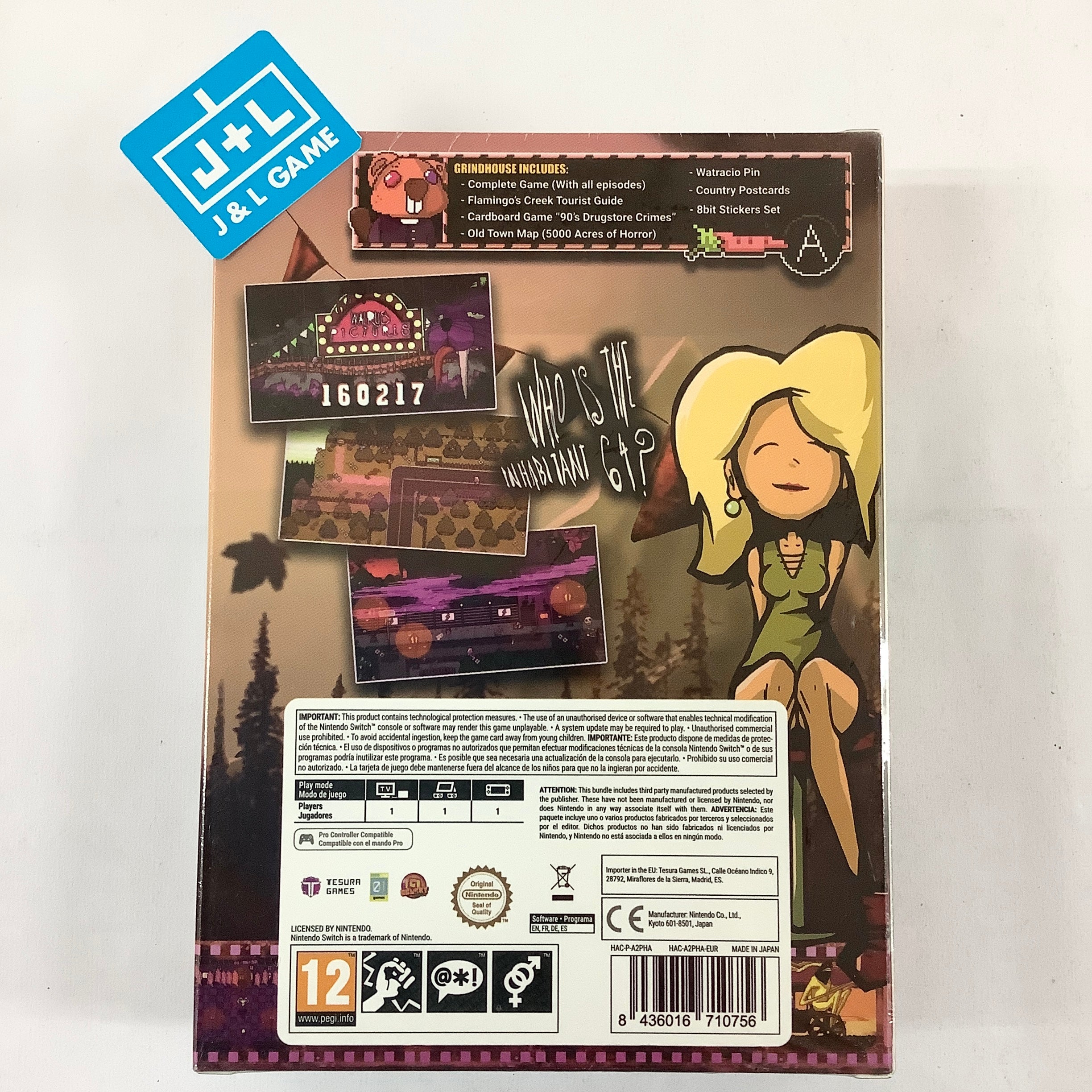 Baobabs Mausoleum Grindhouse Edition - (NSW) Nintendo Switch (European Import) Video Games Avance Discos   
