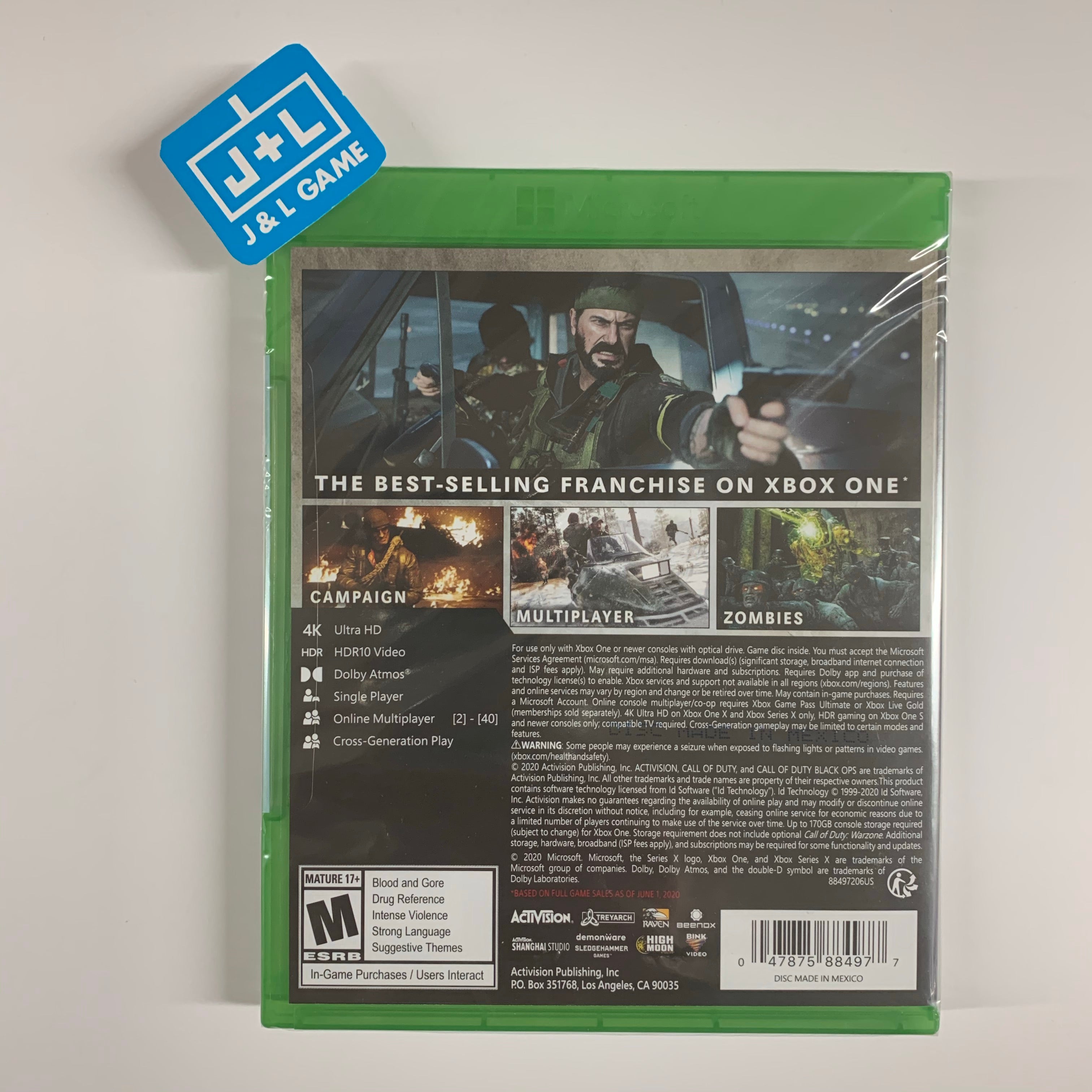 Call of Duty: Black Ops Cold War - (XB1) Xbox One Video Games ACTIVISION   