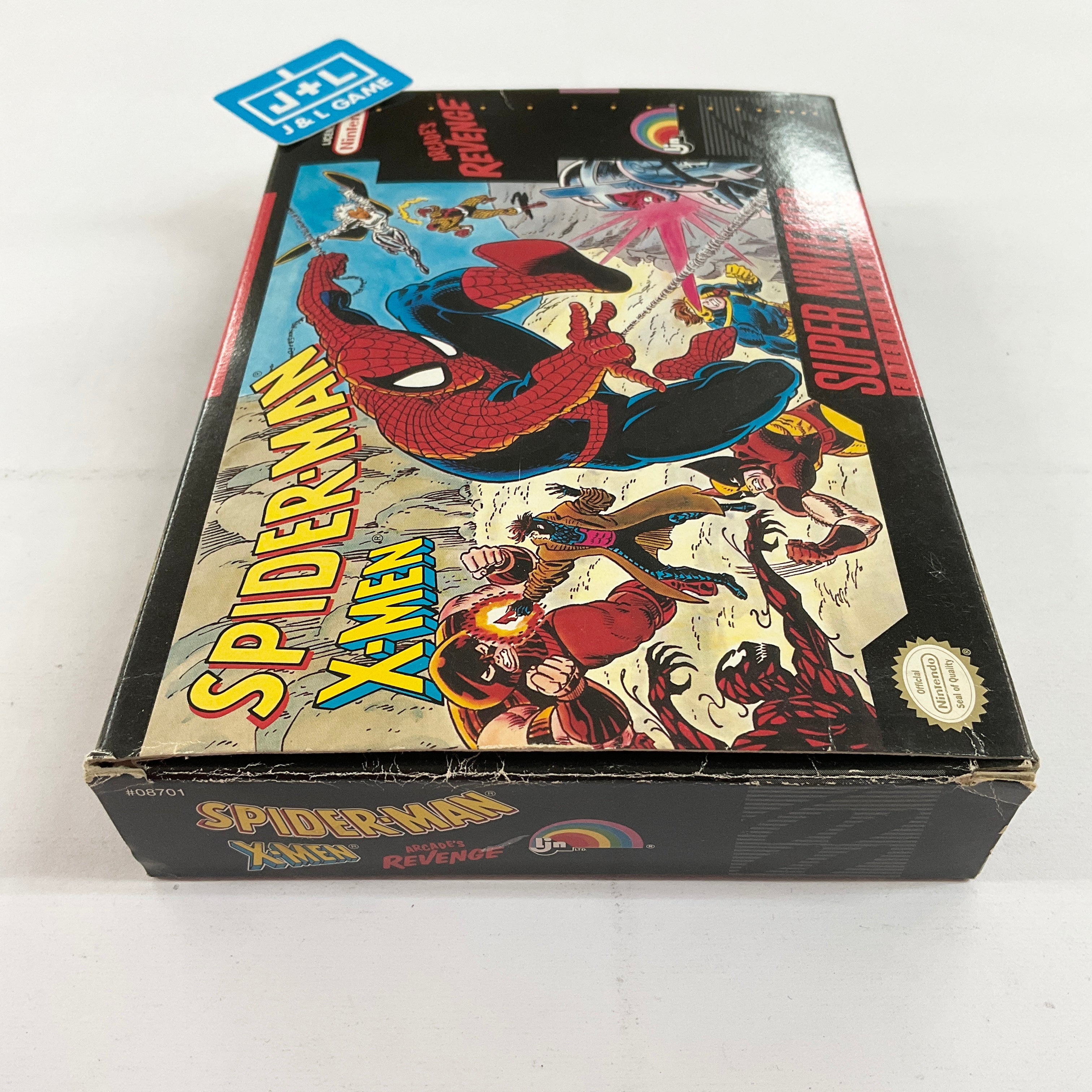 Spider-Man / X-Men: Arcade's Revenge - (SNES) Super Nintendo [Pre-Owned] Video Games LJN Ltd.   