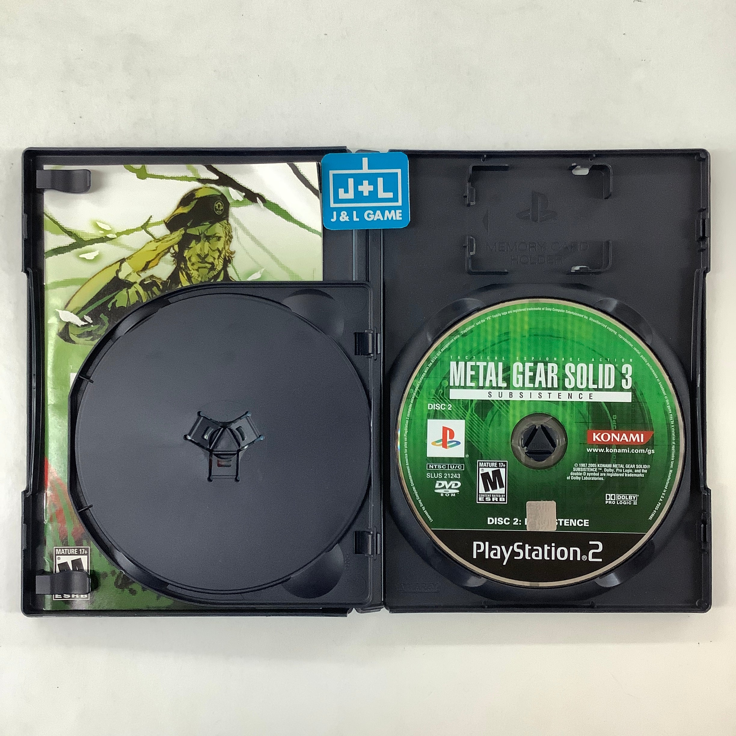 Metal Gear Solid 3: Subsistence - (PS2) PlayStation 2 [Pre-Owned] Video Games Konami   