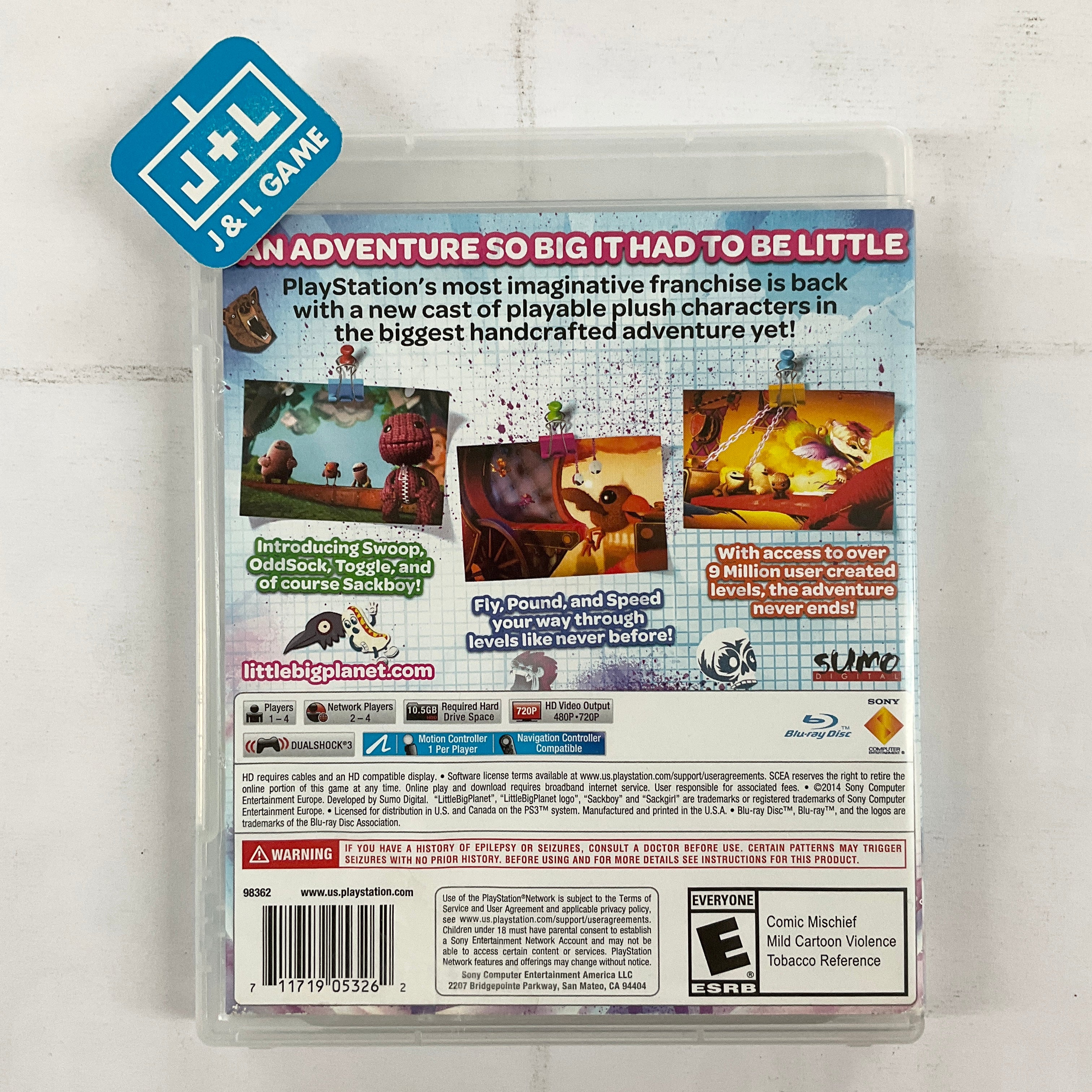 LittleBigPlanet 3 - (PS3) PlayStation 3 [Pre-Owned] Video Games Sony   