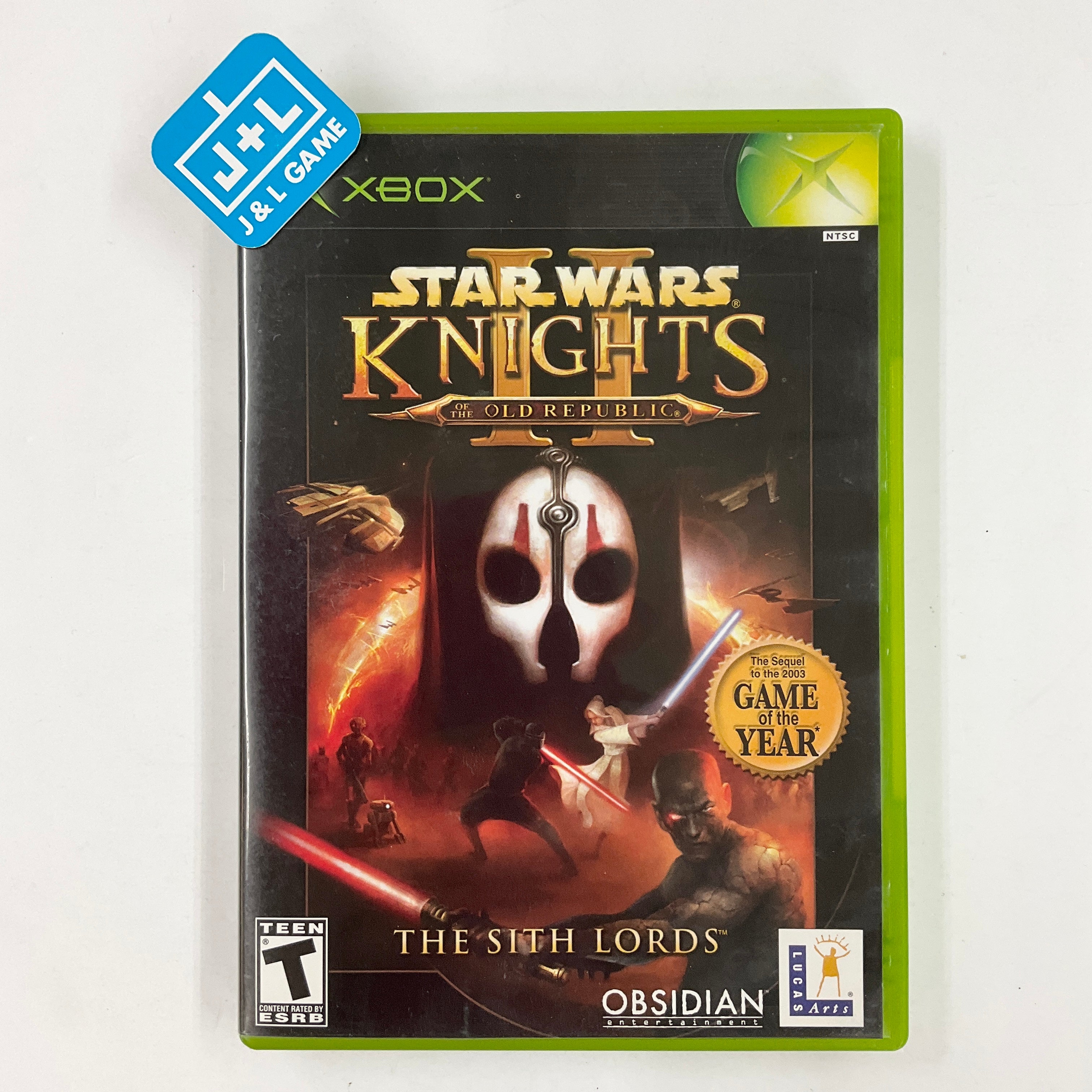 Star Wars: Knights of the Old Republic II: The Sith Lords - (XB) Xbox [Pre-Owned] Video Games LucasArts   