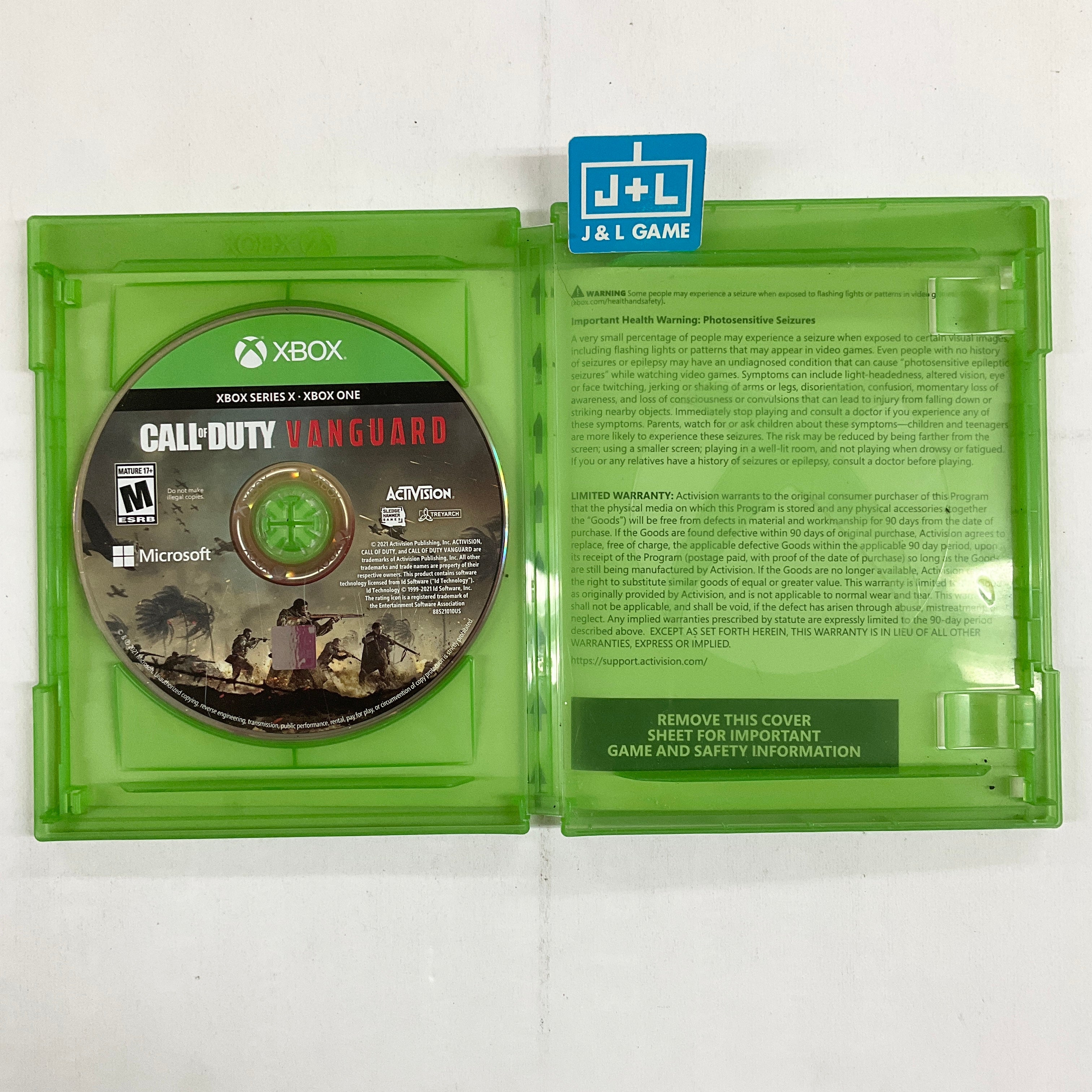Call of Duty: Vanguard - (XSX) Xbox Series X [Pre-Owned] Video Games ACTIVISION   