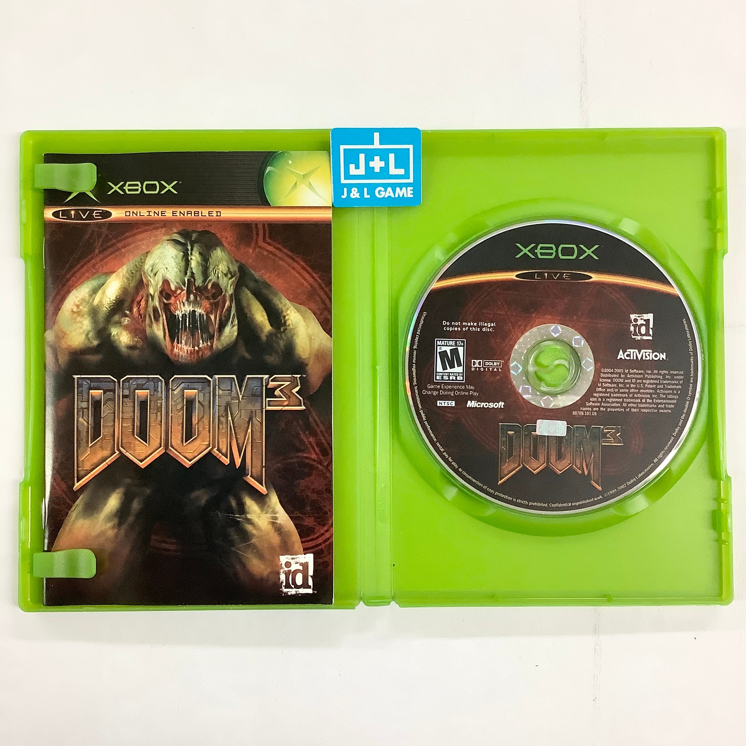 Doom 3 - (XB) Xbox [Pre-Owned] Video Games Activision   