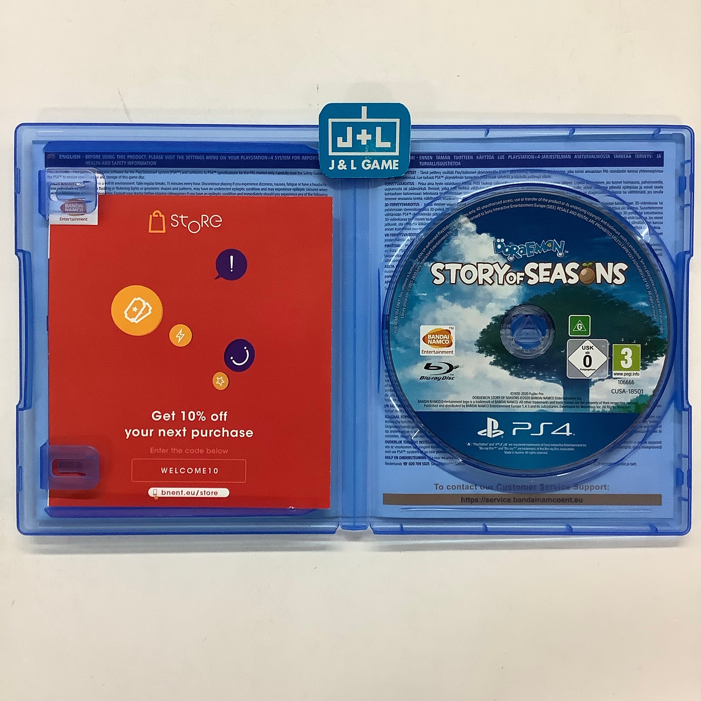 Doraemon: Story of Seasons - (PS4) PlayStation 4 (European Import) [UNBOXING] Video Games BANDAI NAMCO Entertainment   