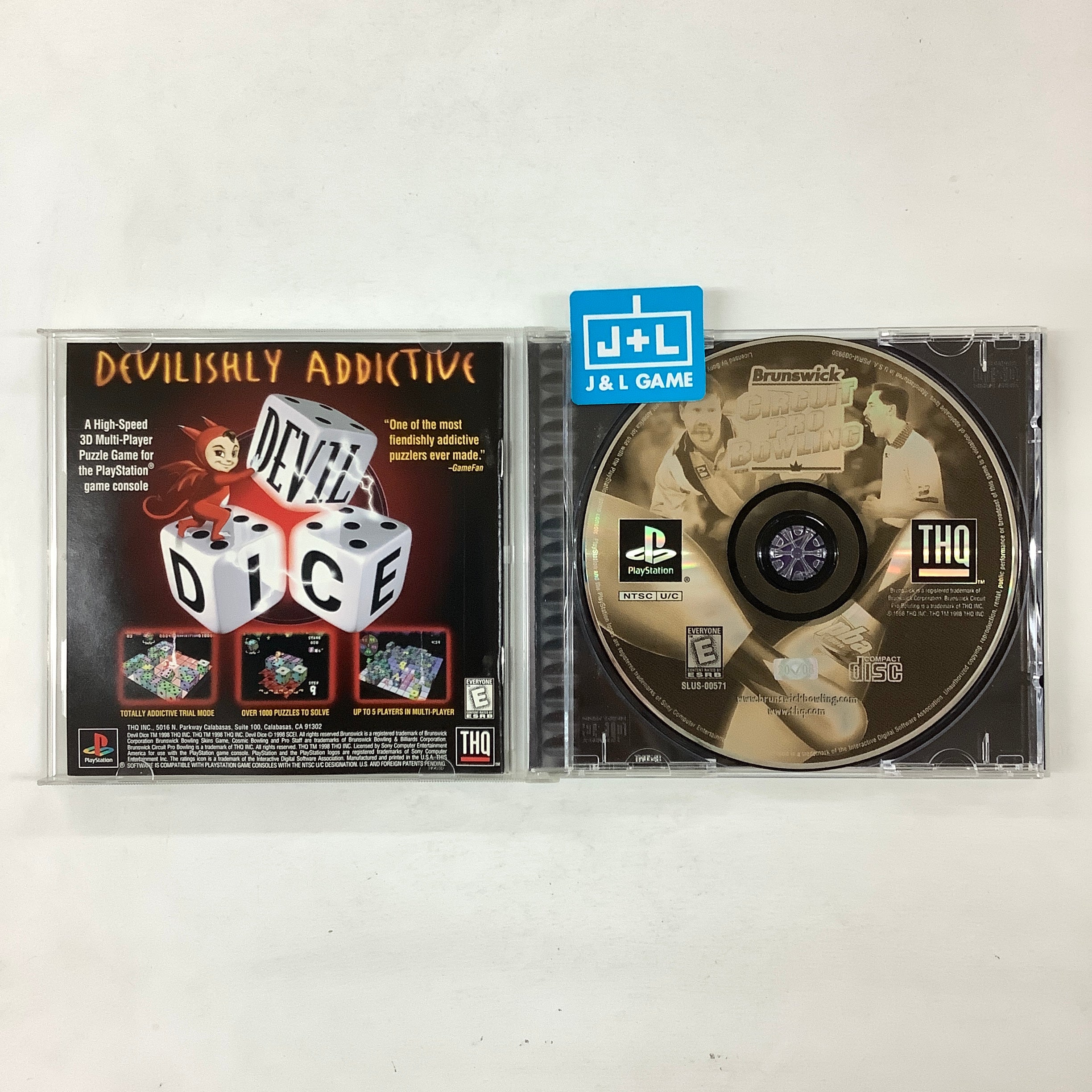 Brunswick Circuit Pro Bowling - (PS1) PlayStation 1 [Pre-Owned] Video Games THQ   