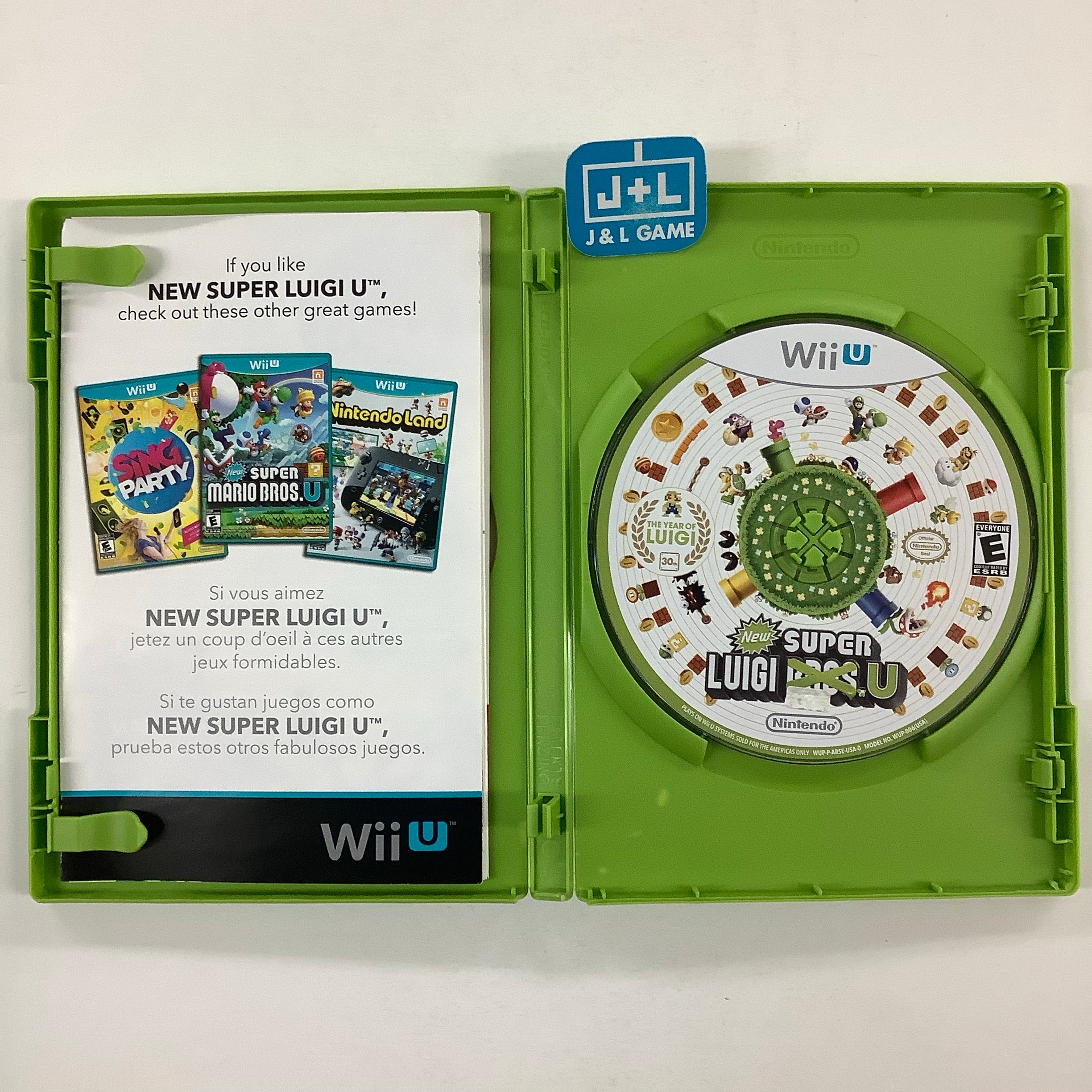 New Super Luigi U - Nintendo Wii U [Pre-Owned] Video Games Nintendo   
