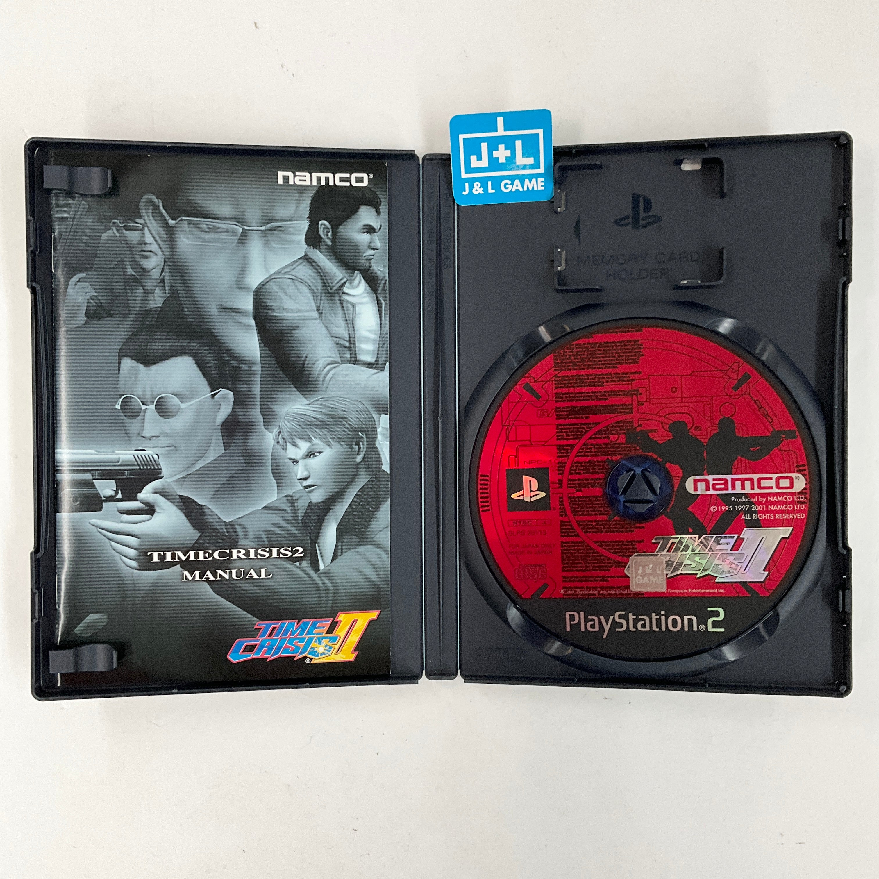 BUNDLE TIME CRISIS II + GUNCON 2 SONY PLAYSTATION 2 PS2 Ntsc Japan Occasion Boite Sunfade Box Sunfade 4907892015074 BUNDLE TIME CRISIS II + GUNCON 2 SONY PLAYSTATION 2 PS2 Ntsc Japan Occasion Boite Sunfade Box Sunfade 4907892015074