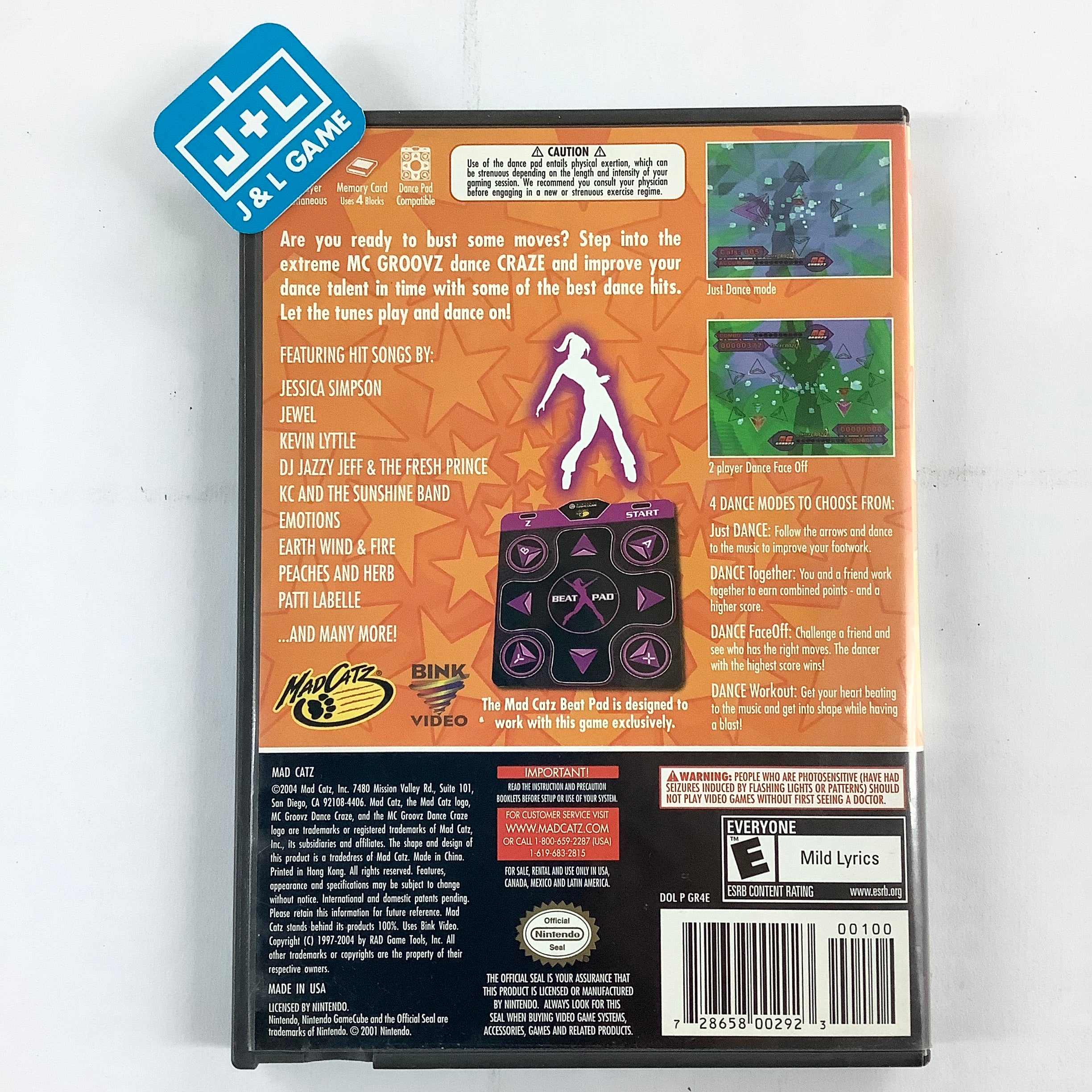 MC Groovz Dance Craze - (GC) GameCube [Pre-Owned] Video Games Mad Catz   