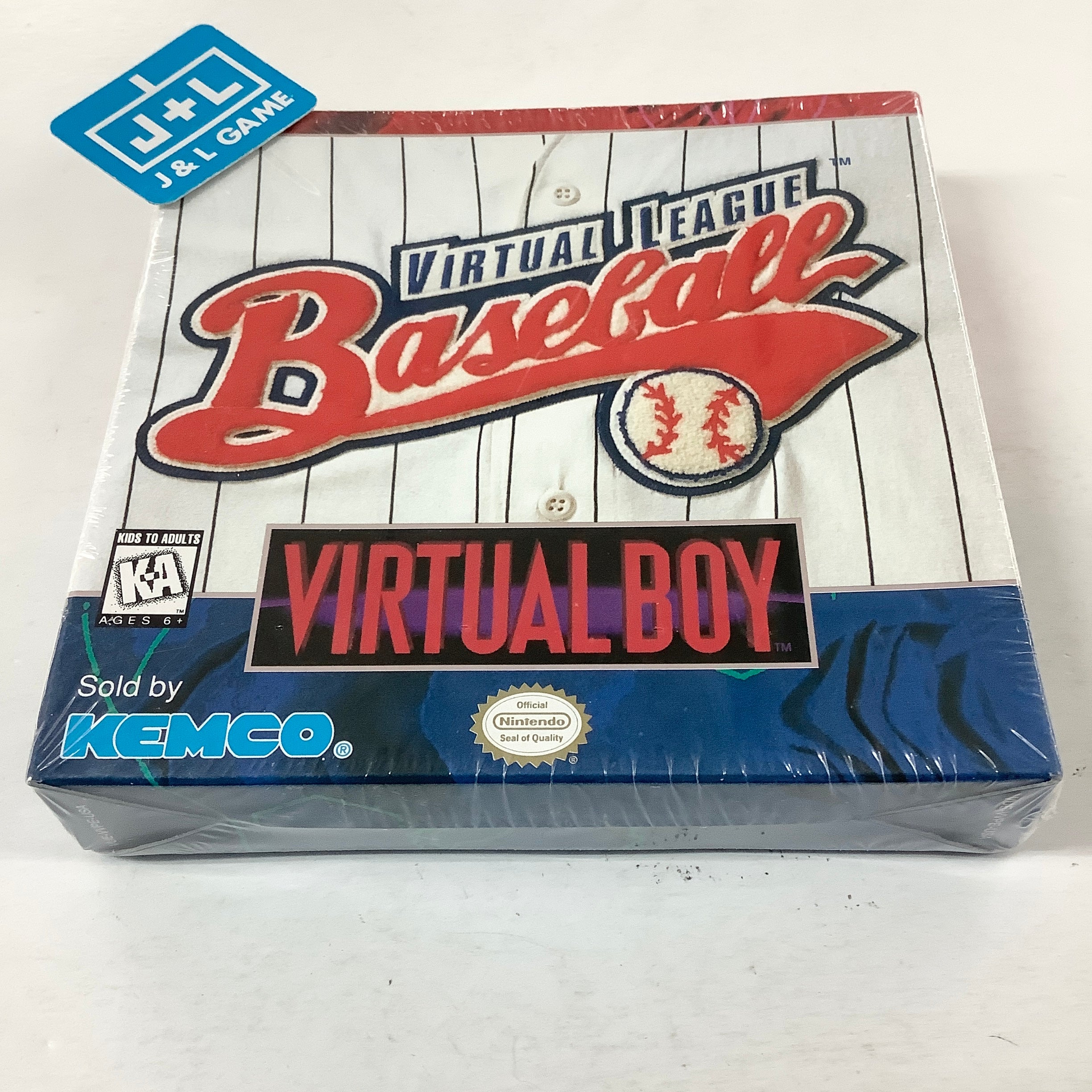 Virtual League Baseball - Virtual Boy Video Games Kemco   