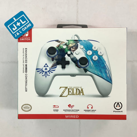PowerA Enhanced Wired Controller (Master Sword Attack) - (NSW) Nintendo Switch Accessories PowerA   