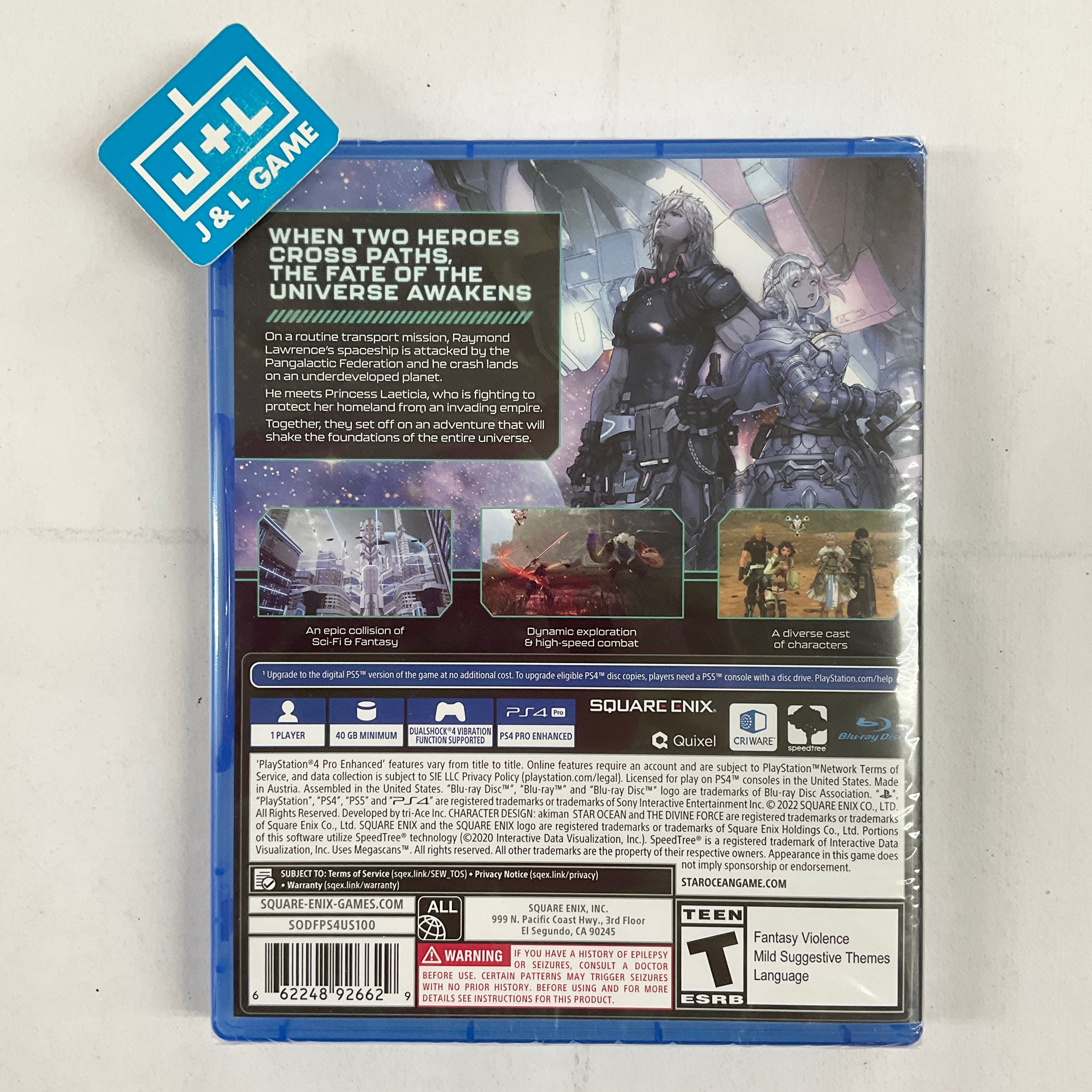 Star Ocean The Divine Force - (PS4) PlayStation 4 Video Games Square Enix   