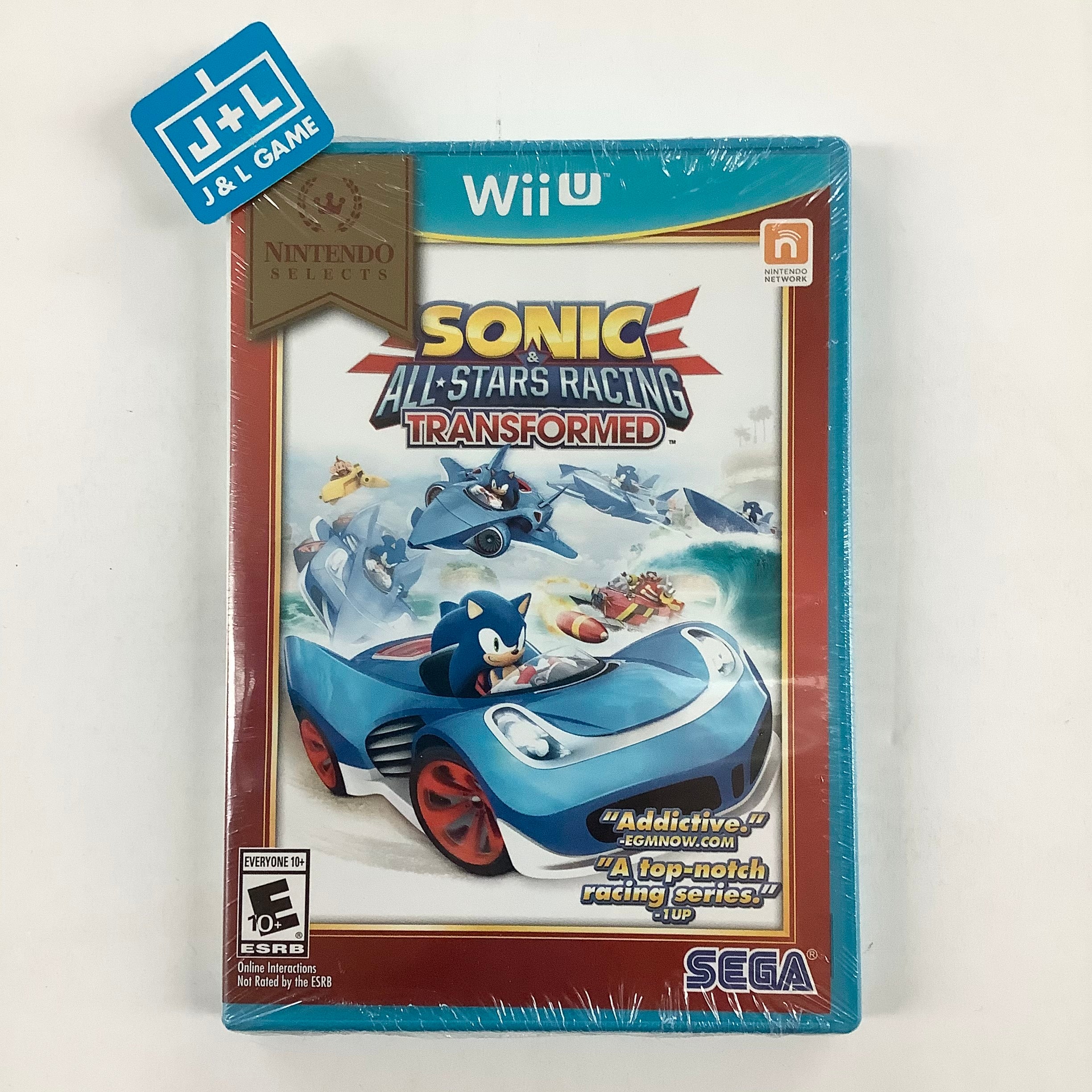Sonic & All-Stars Racing Transformed (Nintendo Selects) - Nintendo Wii U Video Games Sega   