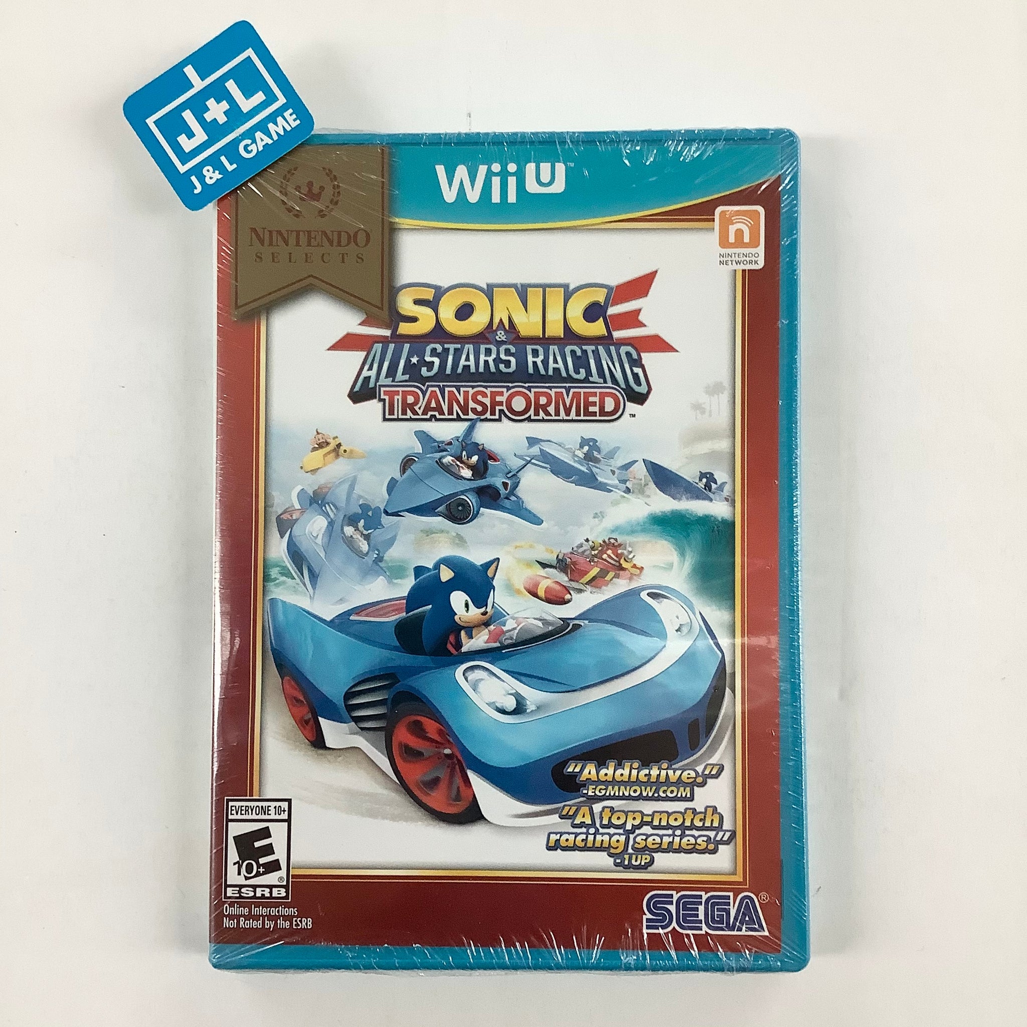 Sonic & All-Stars Racing Transformed ( Nintendo Selects ) - Nintendo W –  J&L Video Games New York City